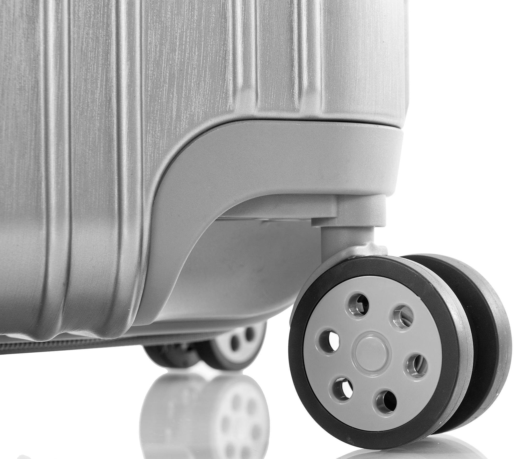 Heys Hartschalen-Trolley »Xtrak, in verschiedenen Farben und Größen«, 4 Rollen, Heys x Joachim Llambi Handgepäck-Koffer TSA Schloss Volumenerweiterung