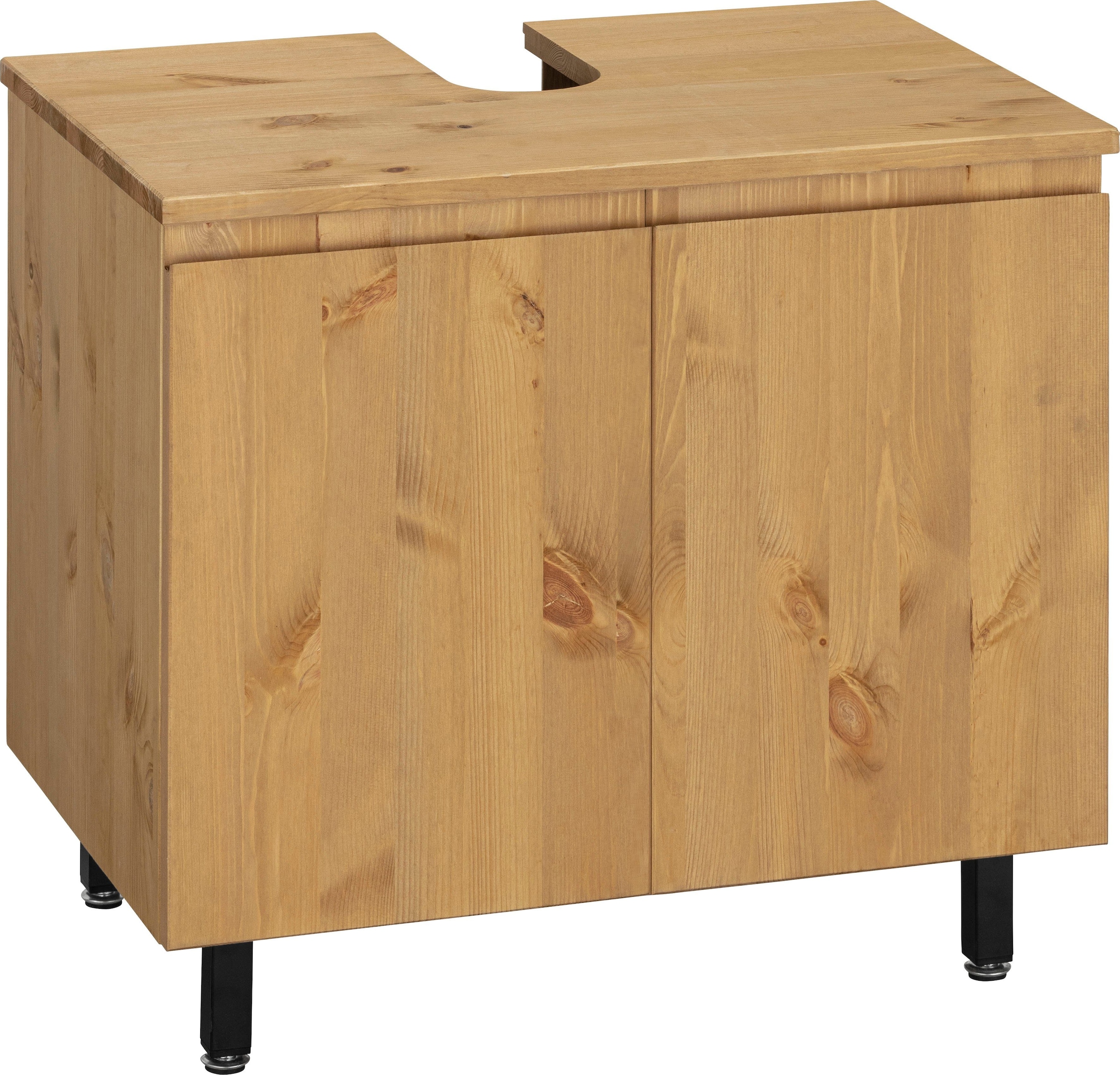 OTTO products Waschbeckenunterschrank »Fjonn«, Kiefer, Breite 60 cm,  Massivholz mit pflanzlichem Bio Öl behandelt online kaufen | mit 3 Jahren  XXL Garantie