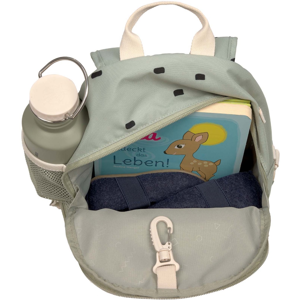 LÄSSIG Kinderrucksack »Happy Prints, Mini Backpack, Light Olive«