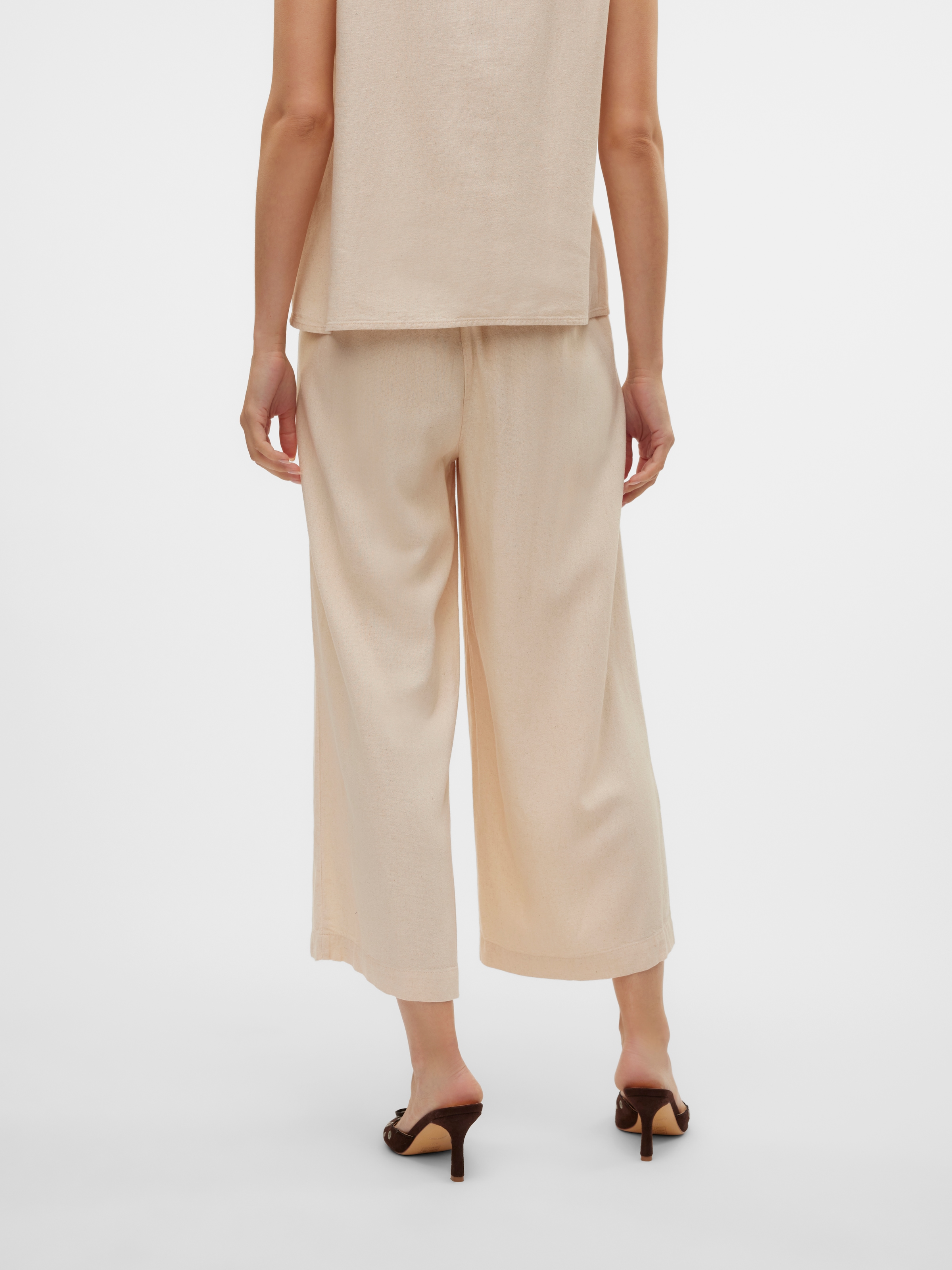 Vero Moda Culotte »VMMYMILO H/W CULOTTE PANT WVN GA«, mit Leinen