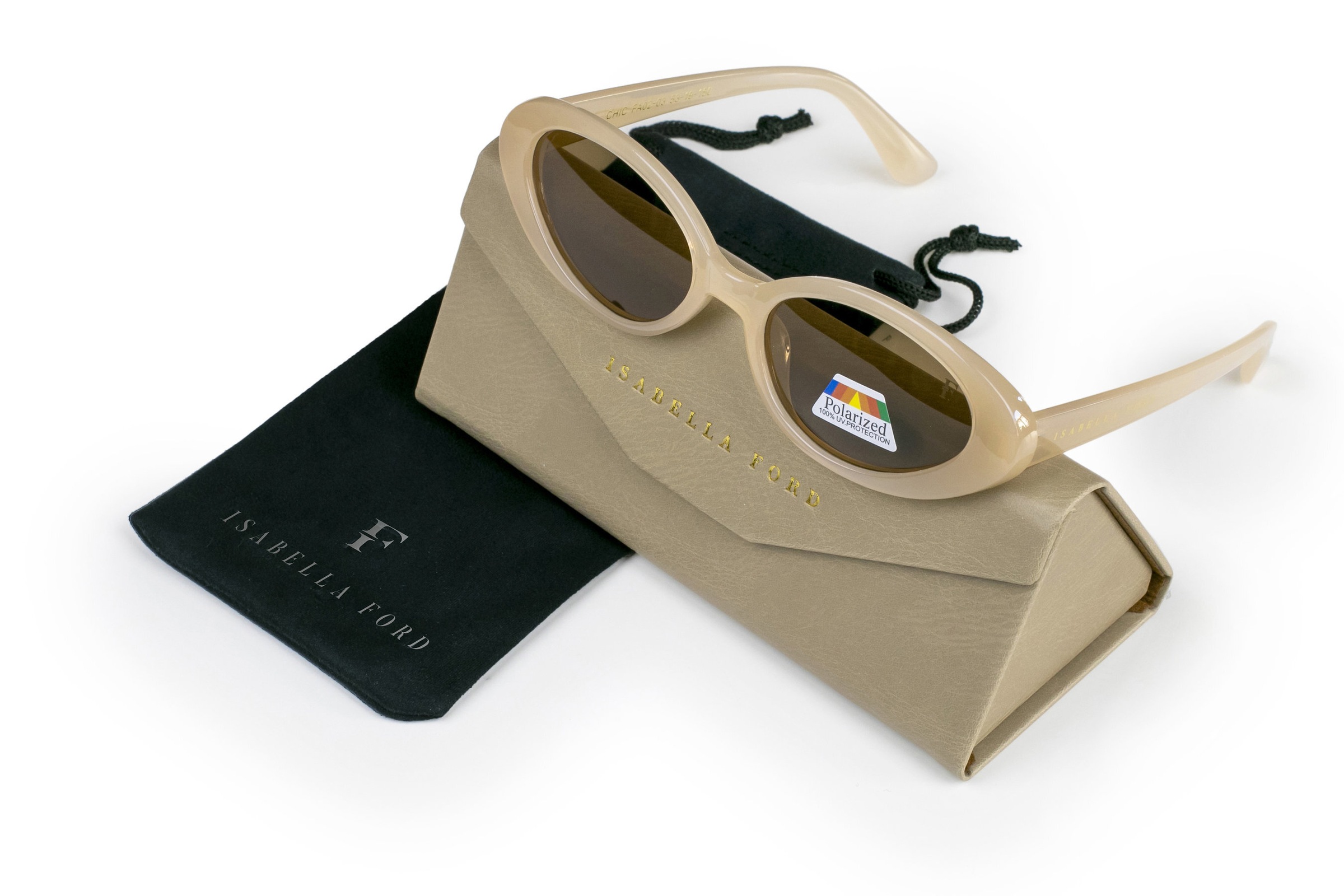 ISABELLA FORD Sonnenbrille »FA02-03« Glas 0,74 mm, polarisierte Gläser, UV400, CAT3.0