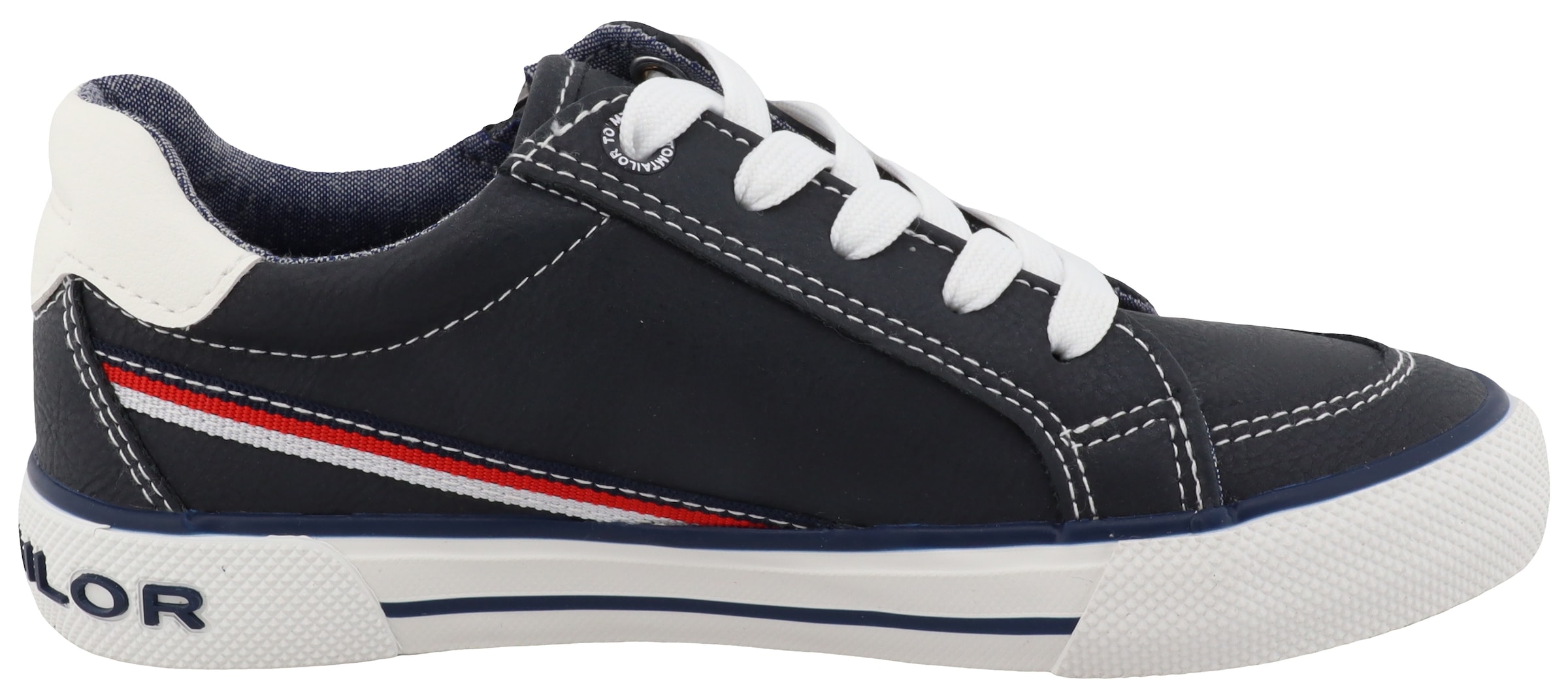 TOM TAILOR Sneaker, mit gepolstertem Schaftrand, Freizeitschuh, Halbschuh, Schnürschuh