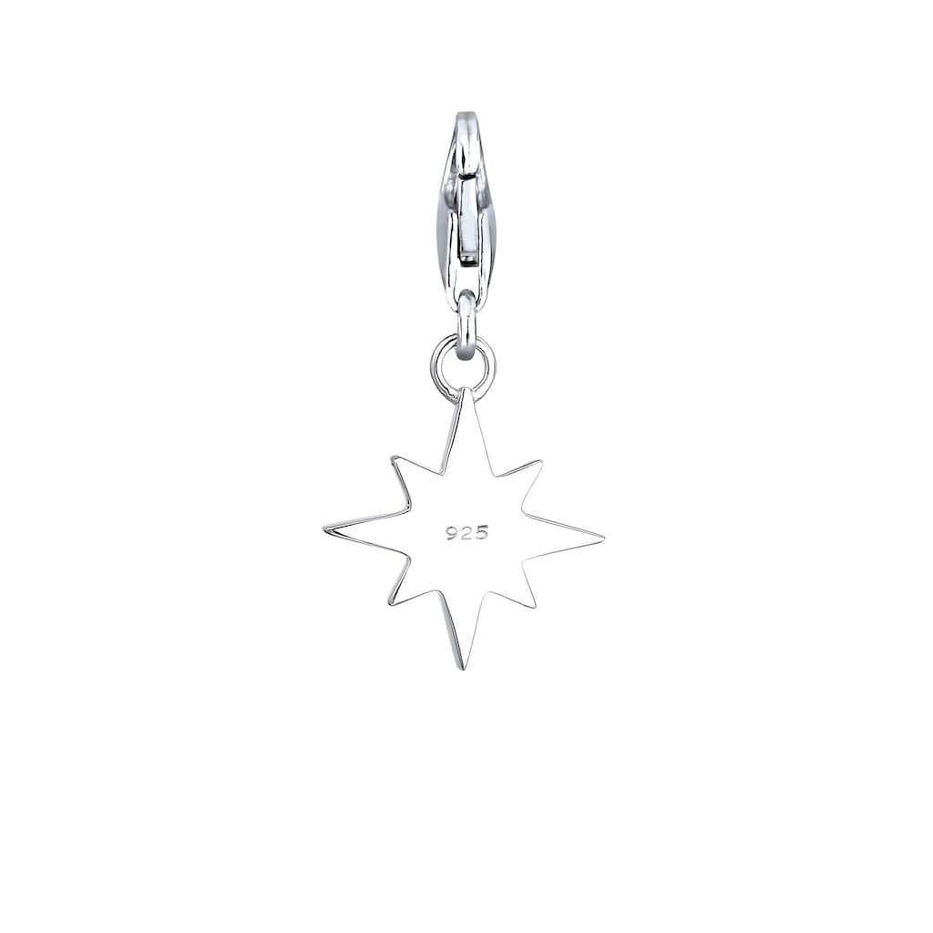 Nenalina Charm-Einhänger »Stern Astro Kristalle Basic 925 Silber«