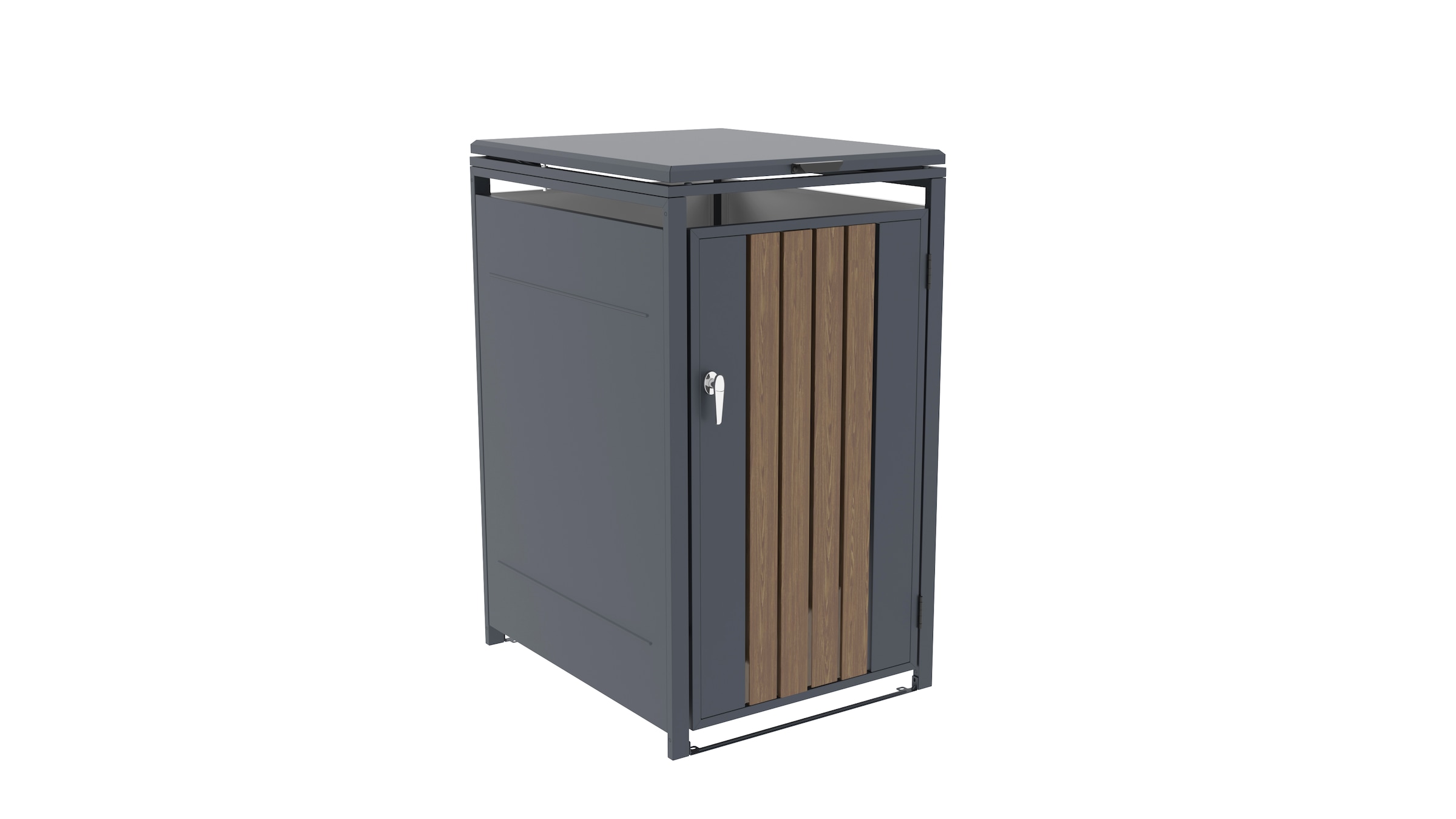 KONIFERA Mülltonnenbox »Premium« abschließbar  & pulverbeschichtet, BxTxH: 68x80x117 cm