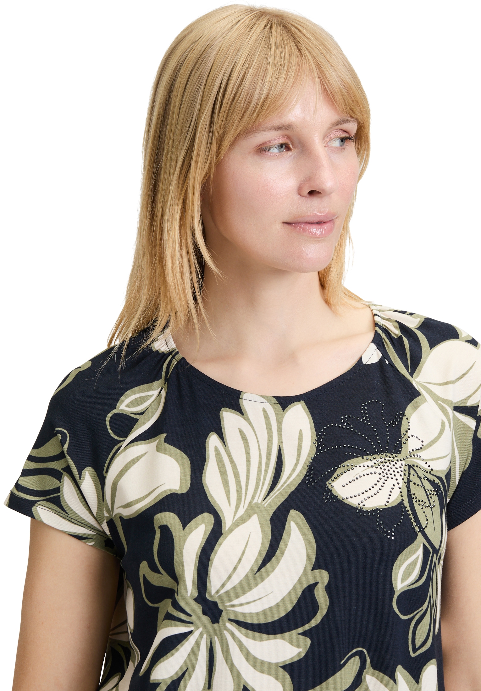Betty Barclay T-Shirt »Printshirt mit Gummizug«
