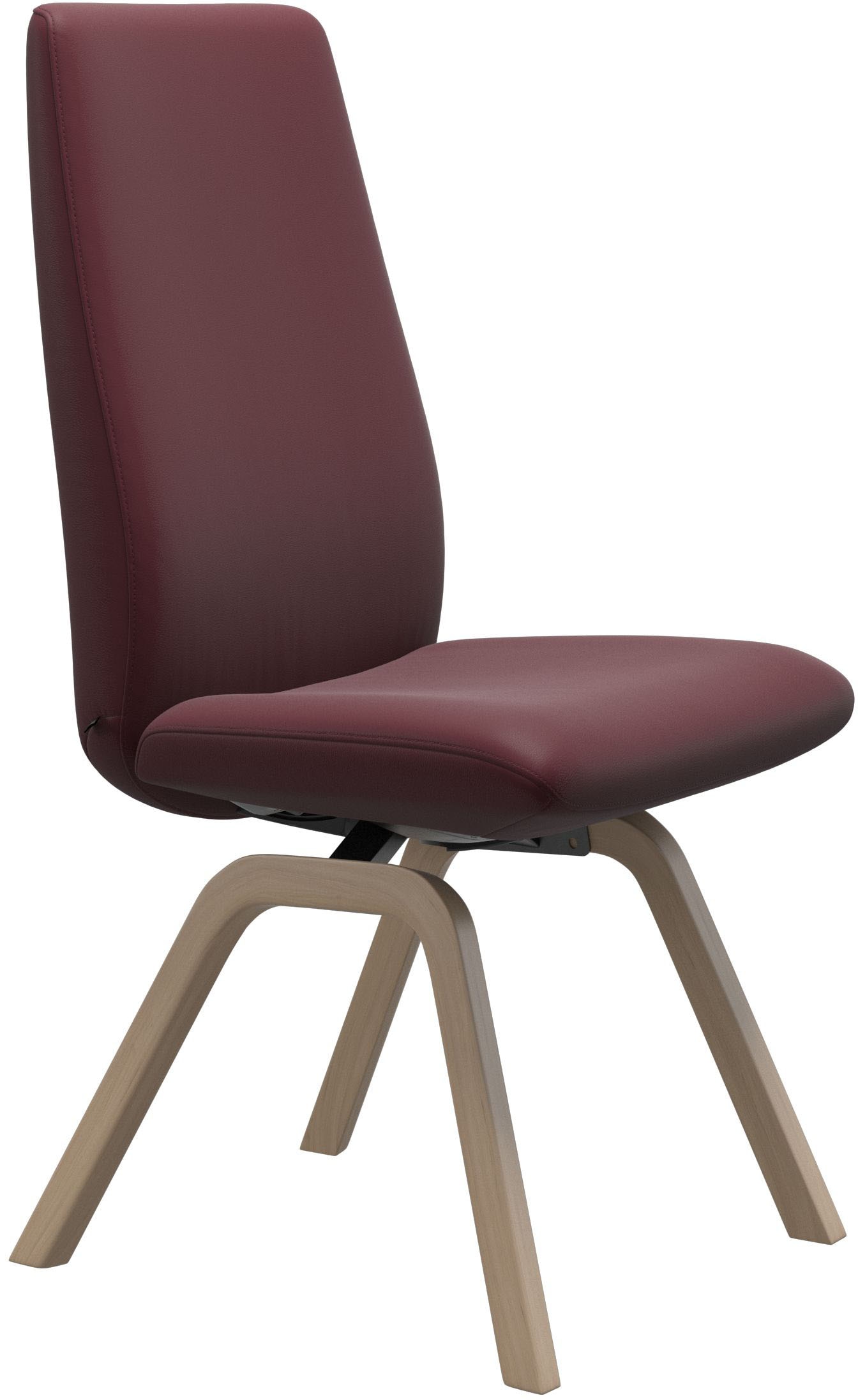 Stressless® Polsterstuhl »Laurel«, Leder BATICK, High Back, Größe L, mit schräggestellten Beinen in Schwarz