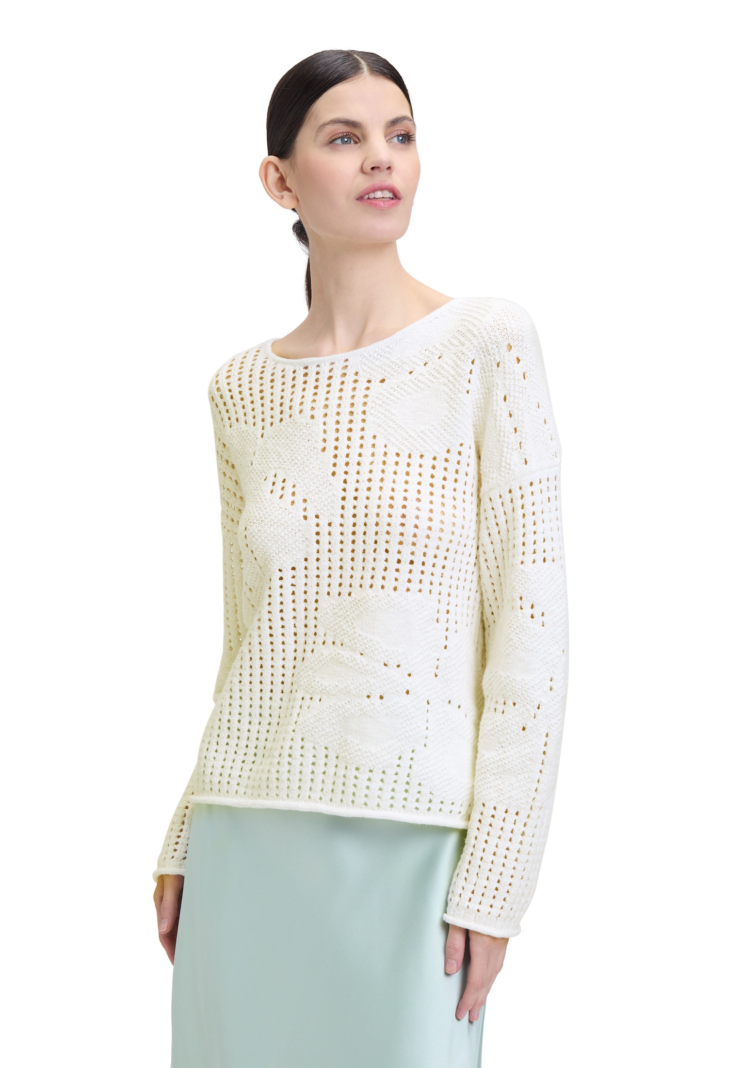 Cartoon Strickpullover »Strickpullover mit Rundhalsausschnitt«