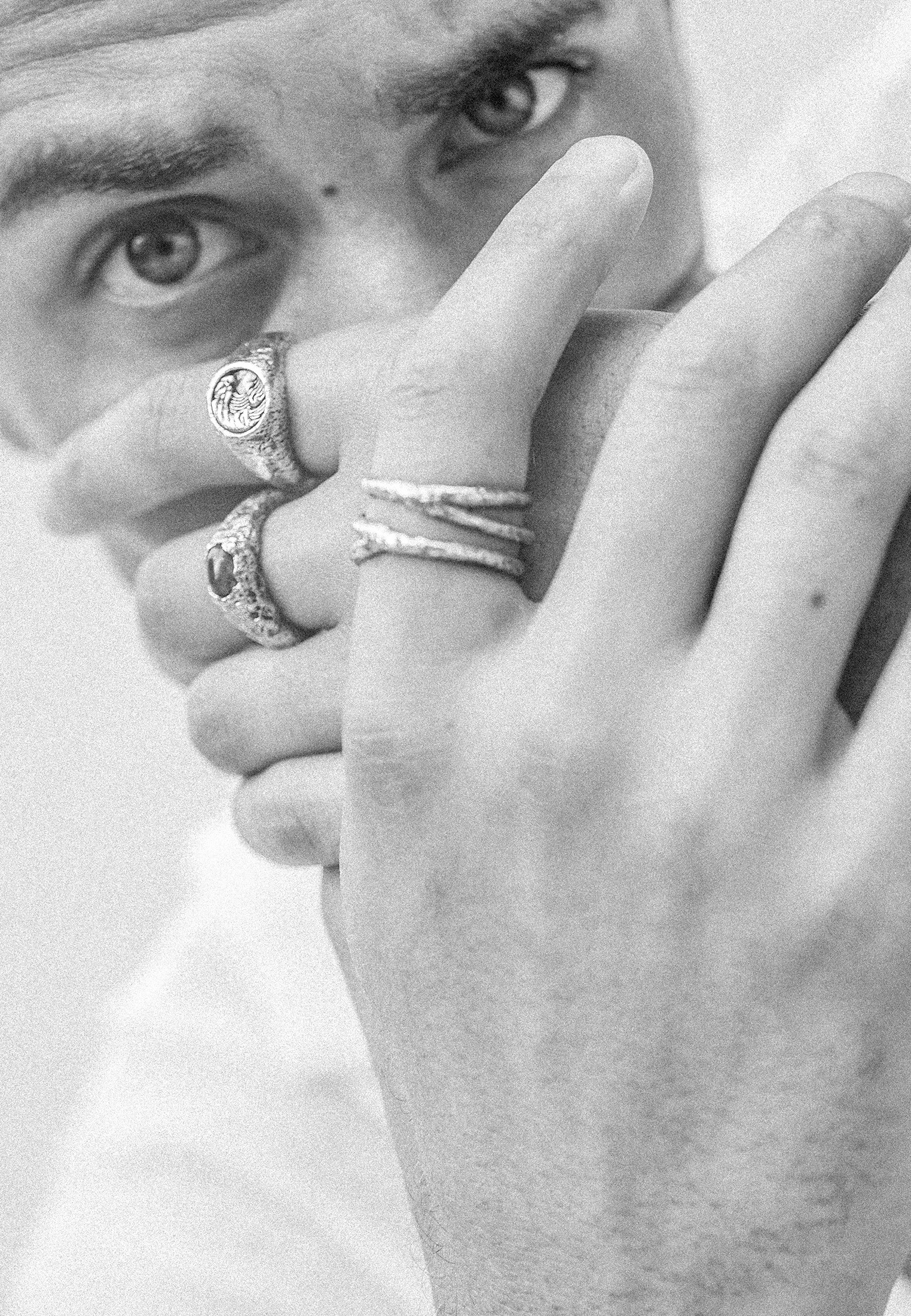 HAZE & GLORY Silberring »Ring Bandring - Comes around goes around 925 Silber«