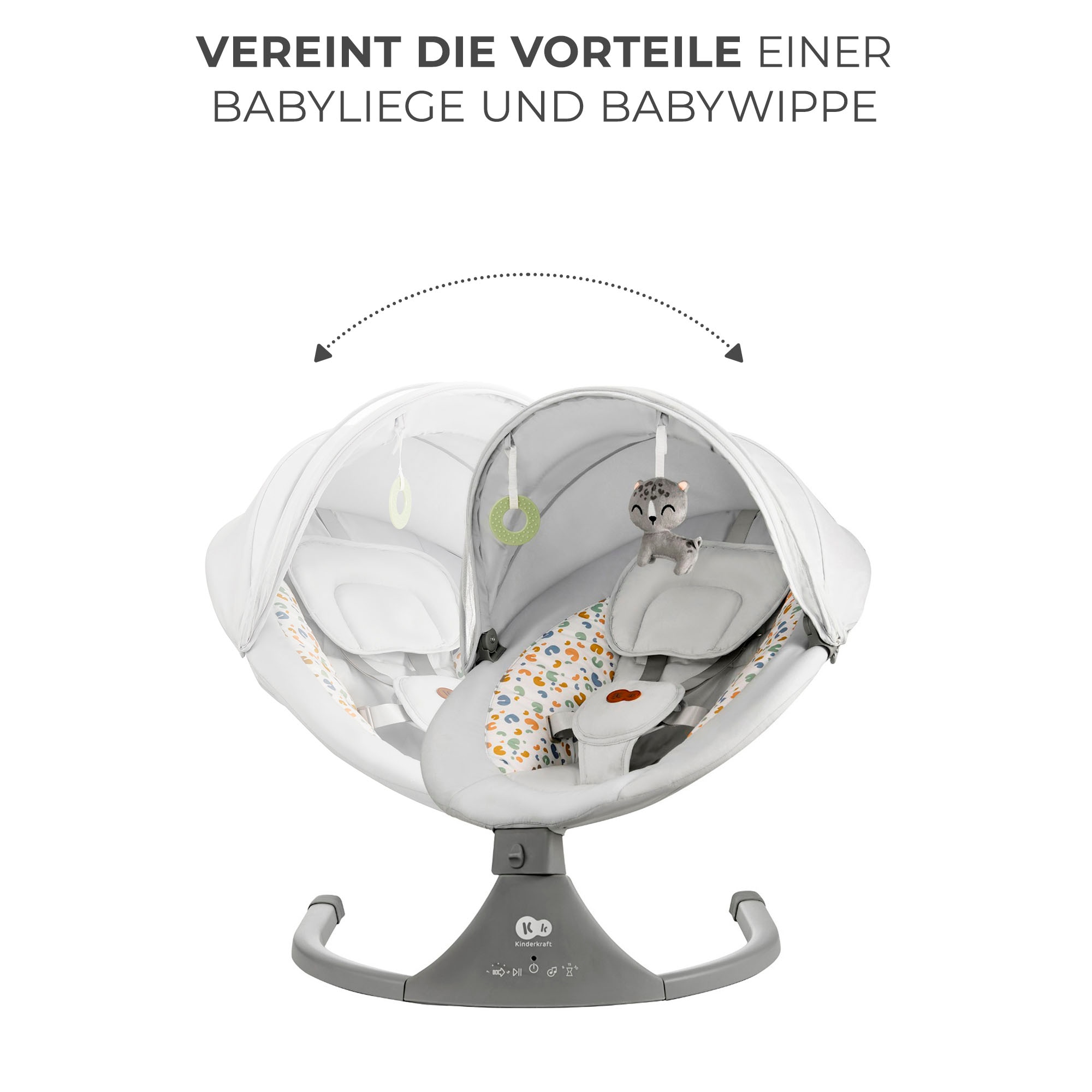 Kinderkraft Babywippe »LUMI 2« bis 9 kg