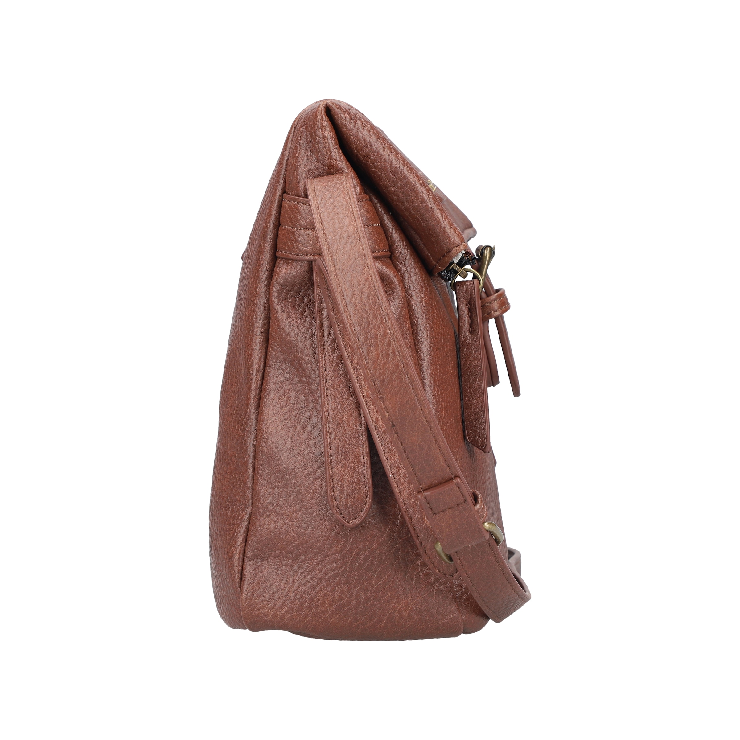 Rieker Umhängetasche Damen-Handtasche, Schultertasche, Überschlag mit Schnallenverschluss