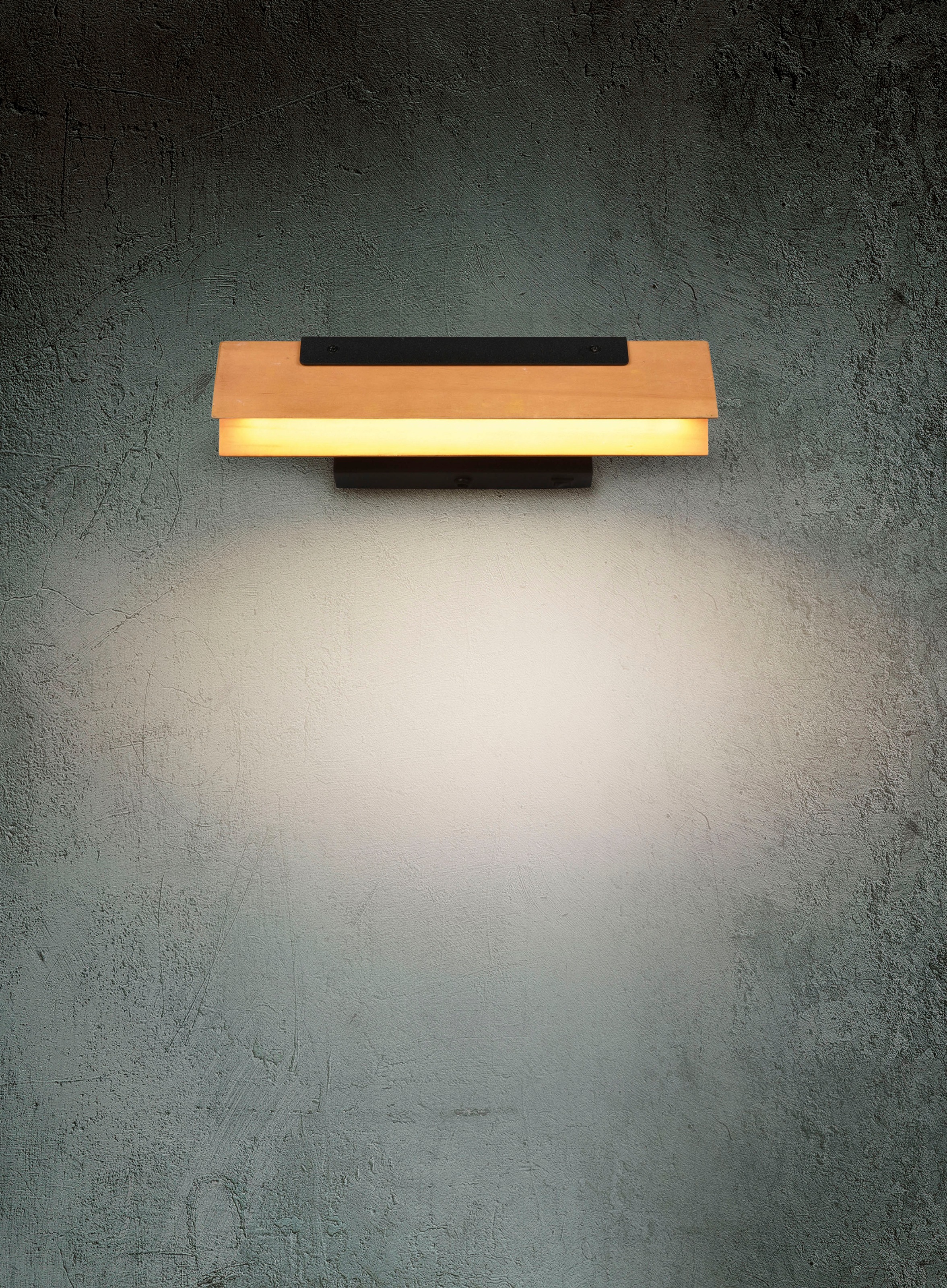 TRIO Leuchten LED Wandleuchte »Kerala«, Dimmstufen Holzschirm kaufen mit warmweiß, Garantie online LED Lumen | 3 XXL 1100 Wandlampe flammig-flammig, 1 Jahren 3 schwenkbar