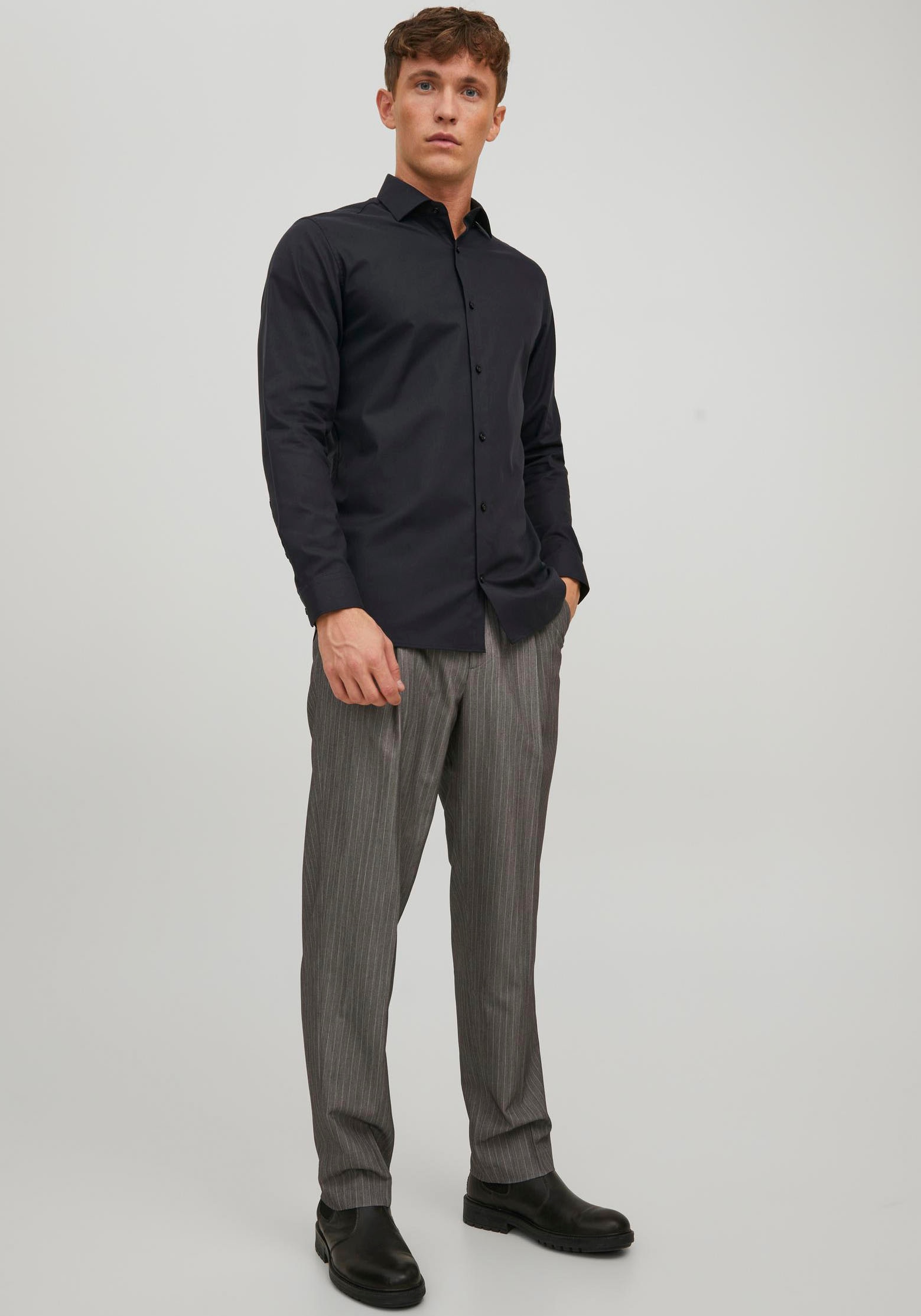 Jack & Jones Langarmhemd »JPRBLAPARKER SHIRT L/S«, mit Hemdkragen