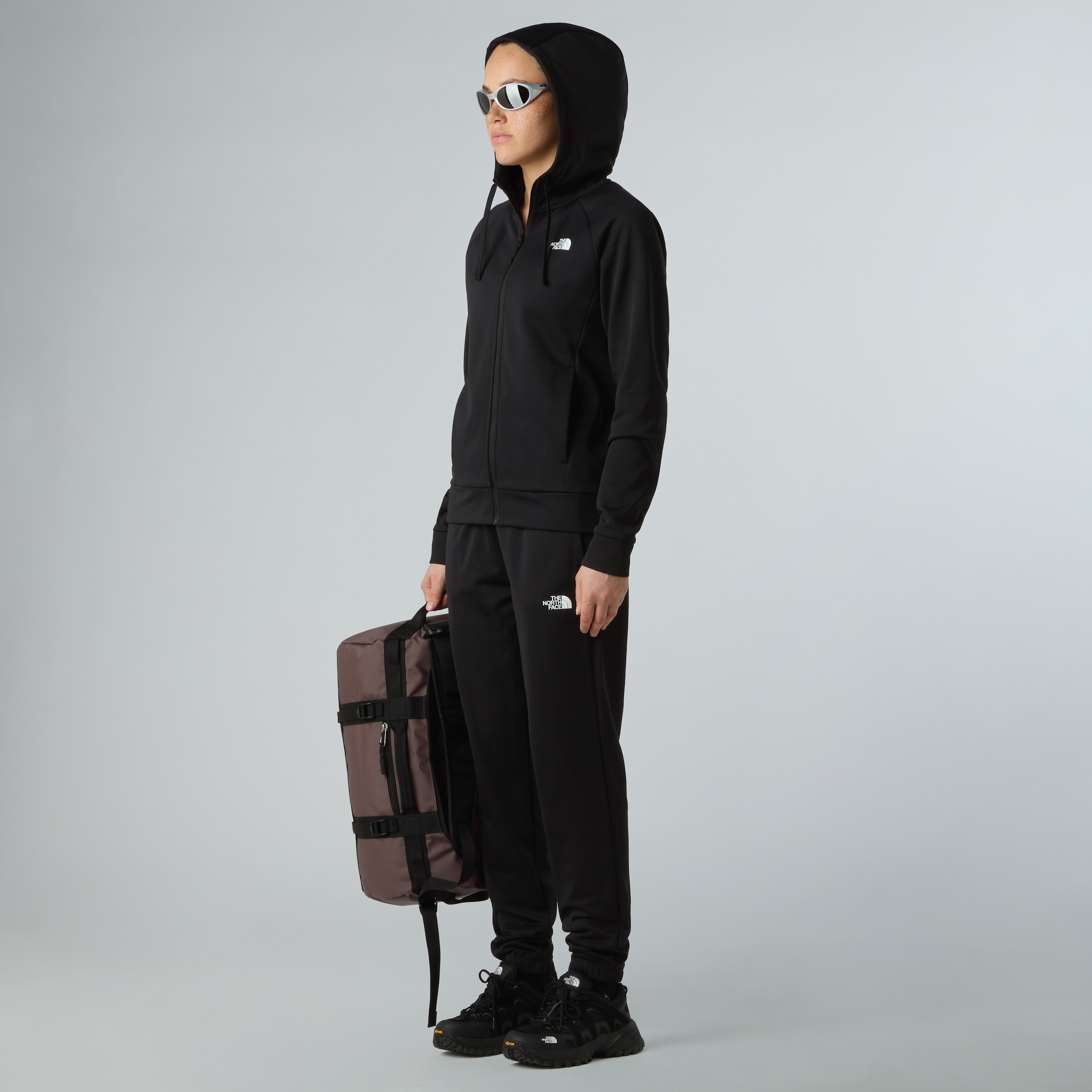 The North Face Fleecejacke »W REAXION 2.0 HOODED FULL ZIP JACKET«, (1 St.), mit Kapuze