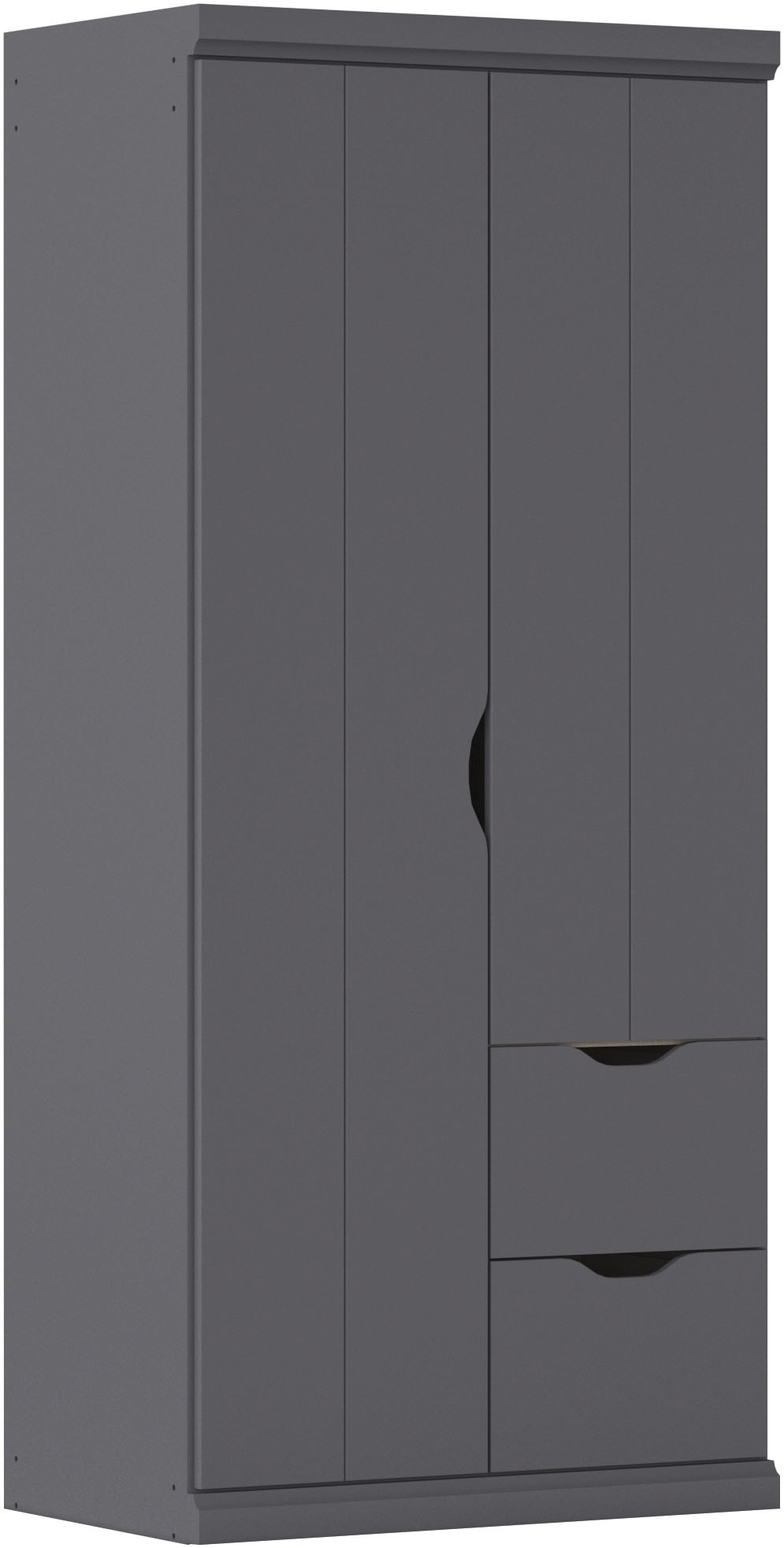 rauch Kleiderschrank »Drehtürenschrank Schrank Garderobe Wäscheschrank Schlafzimmer MARLENE« 3 verschiedene Ausstattungen BASIC/CLASSIC/PREMIUM (inkl. SOFT-CLOSE),  in 3 Breiten 91/136/181 cm im Landhaus-Stil MADE IN GERMANY