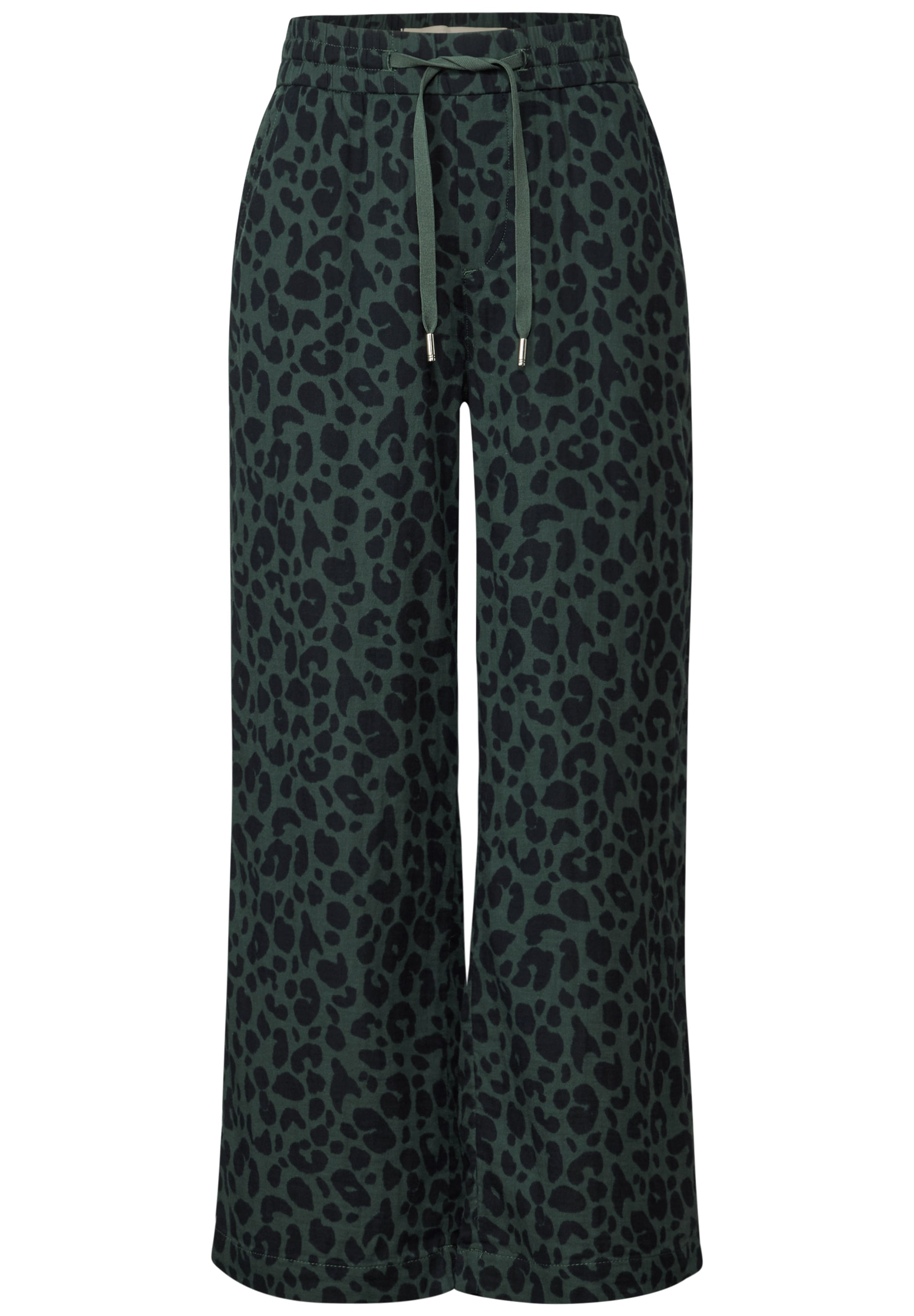 STREET ONE Stoffhose, gemustert, im Musselin-Look
