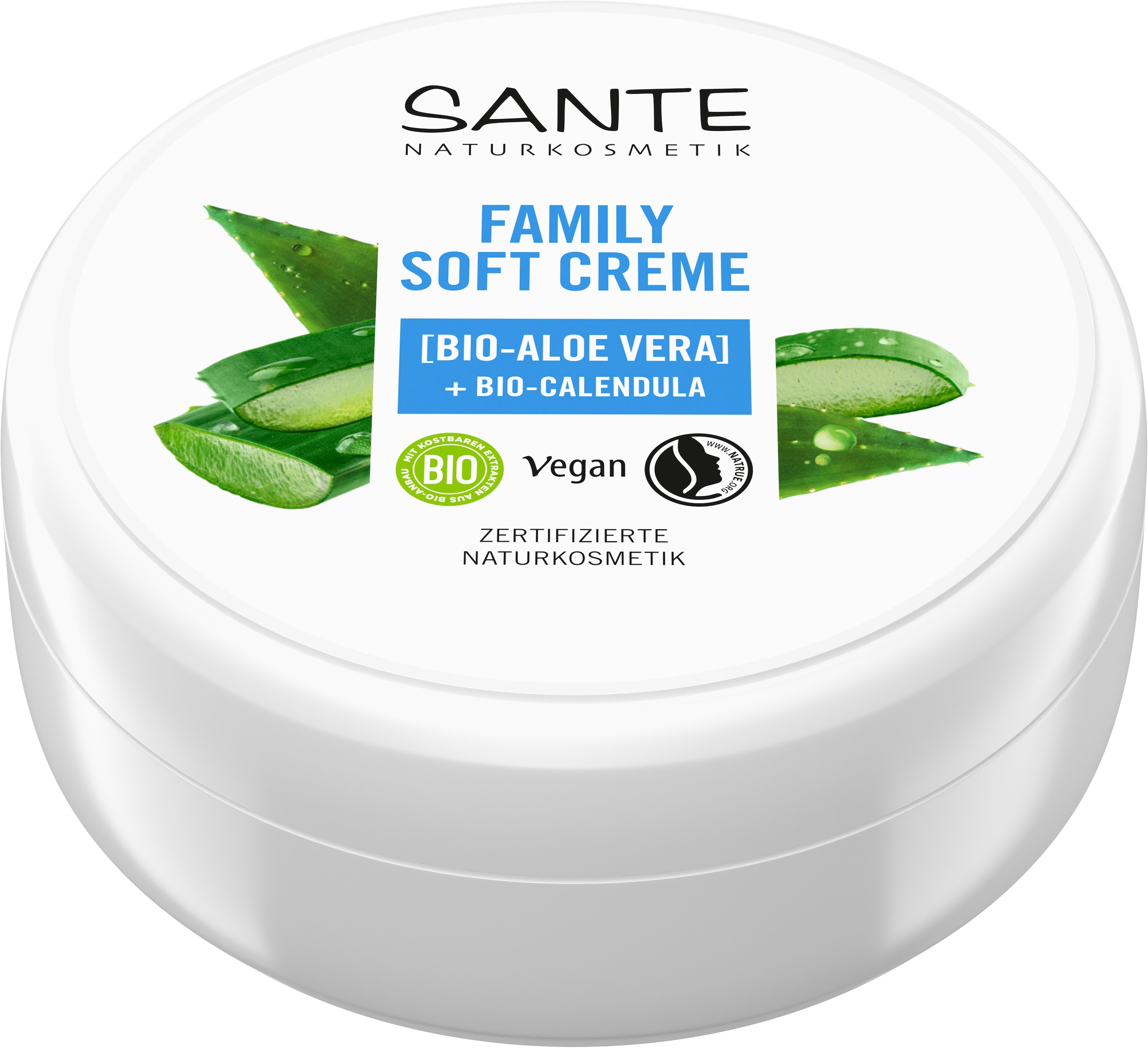 SANTE Gesichtspflege »Soft Creme Bio-Calendula und Bio-Aloe Vera« für alle Hauttypen, mit Creme-Textur, feuchtigkeitsspendend