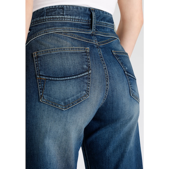 Herrlicher Weite Jeans »Gila Sailor Long Organic«, Waschung bei ♕