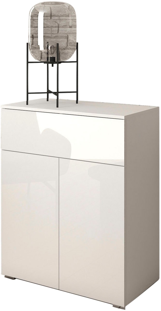 INOSIGN Sideboard »PARIS«, (1 St.), Moderne 72cm breite grifflose Kommode, vielseitig einsetzbar