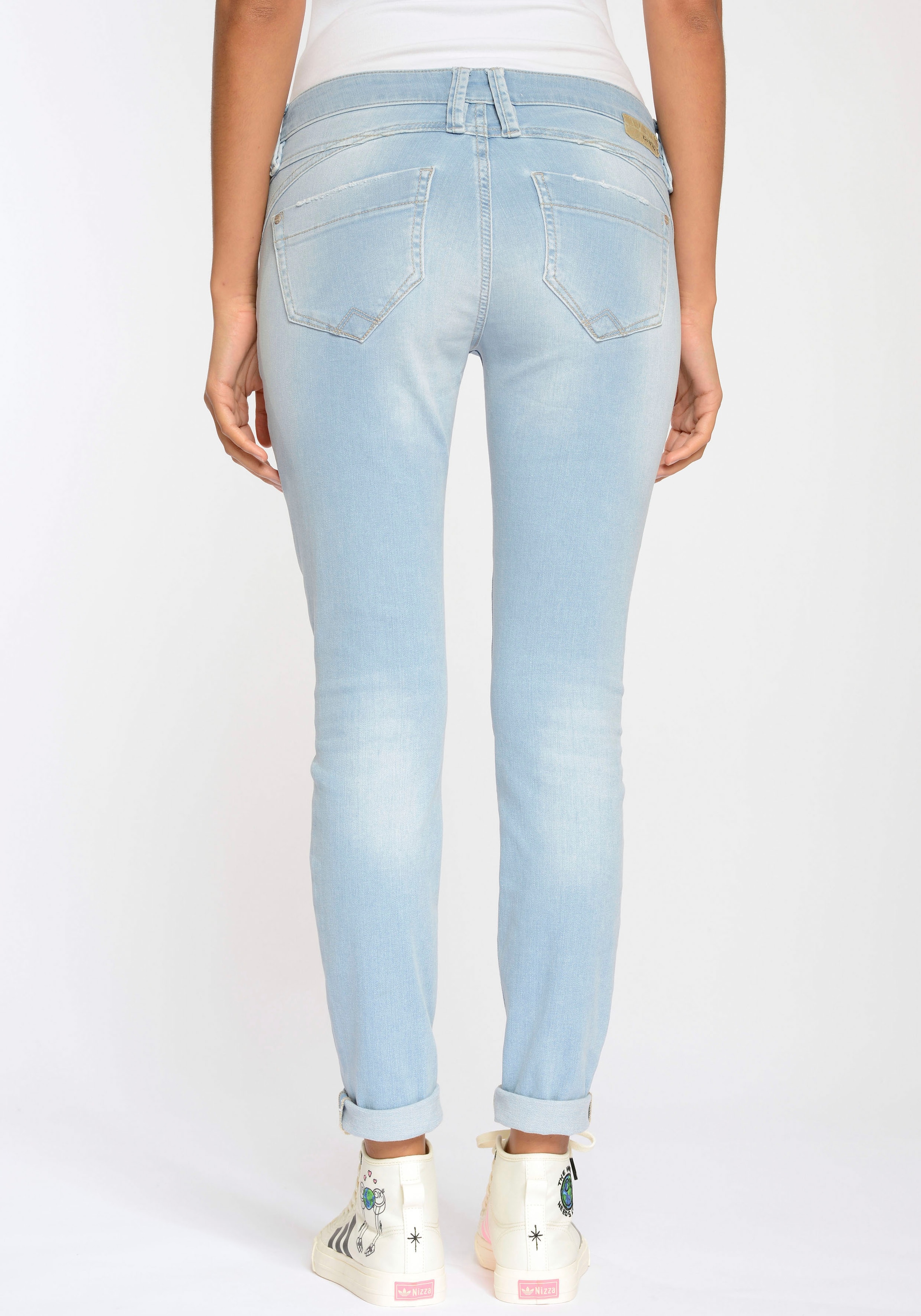GANG Skinny-fit-Jeans »94NIKITA«, Coinpocket mit UNIVERSAL Taschen Zipper an den | kaufen Einsätzen online V-Förmigen u