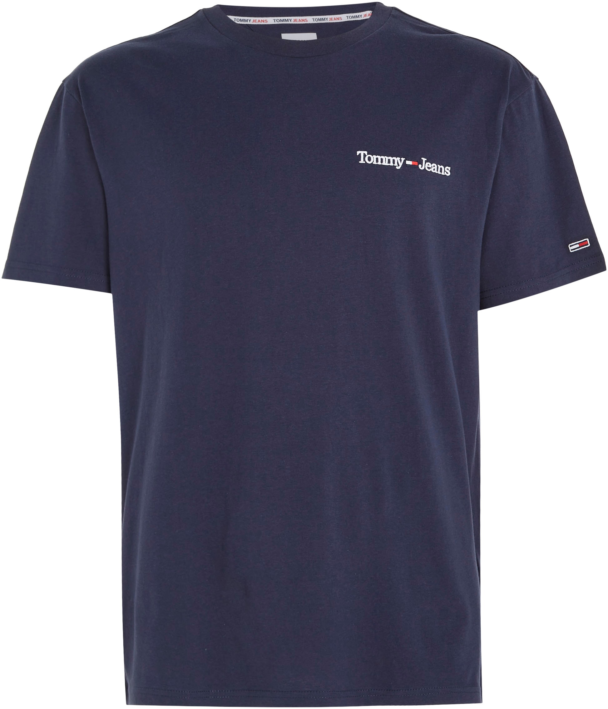 Tommy Jeans T-Shirt »TJM CLSC LINEAR CHEST TEE«, mit Rundhalsausschnitt