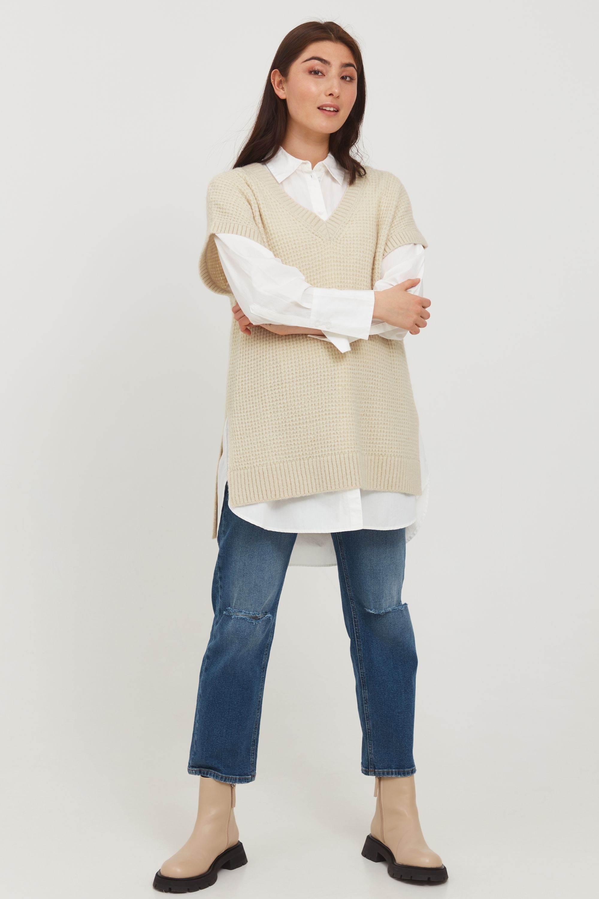 b.young Strickjacke »Pullunder BYMisha«
