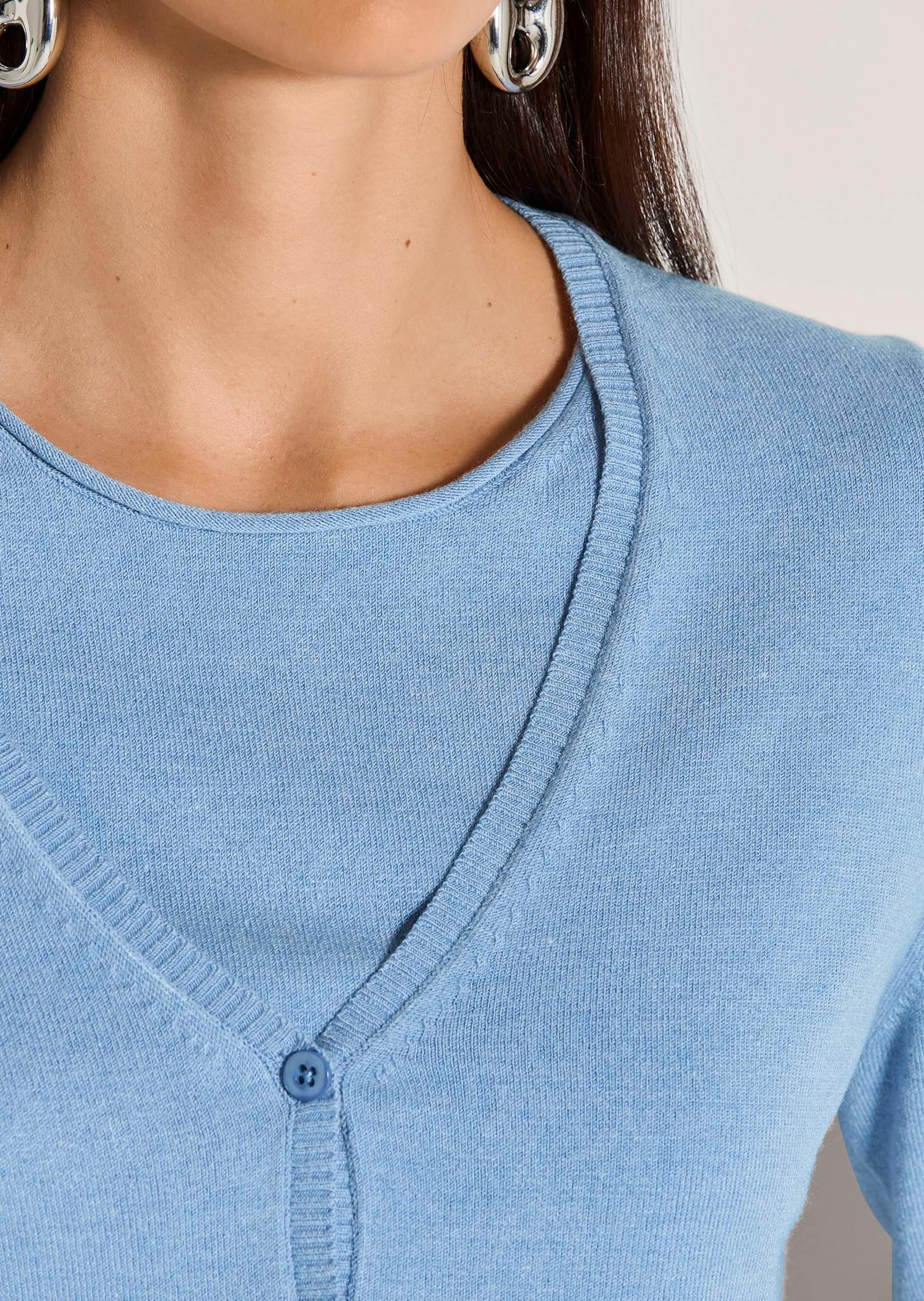 MADELEINE 2-in-1-Strickjacke »Twinset Twinset«