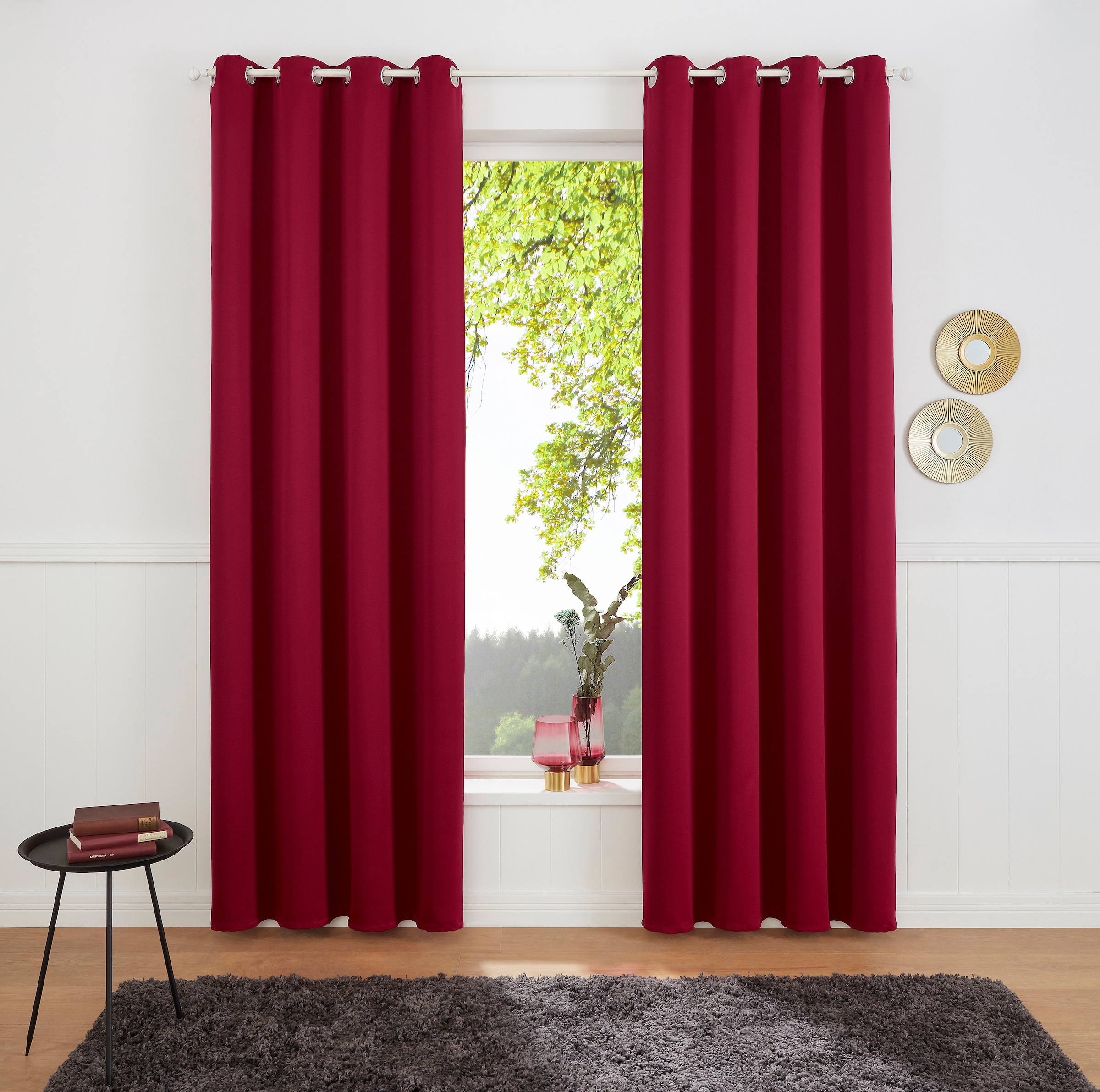 my home Vorhang »Sola«, (1 St.), Breite 130 cm und 270 cm, einfarbig,  Verdunkelung, Überbreite online kaufen