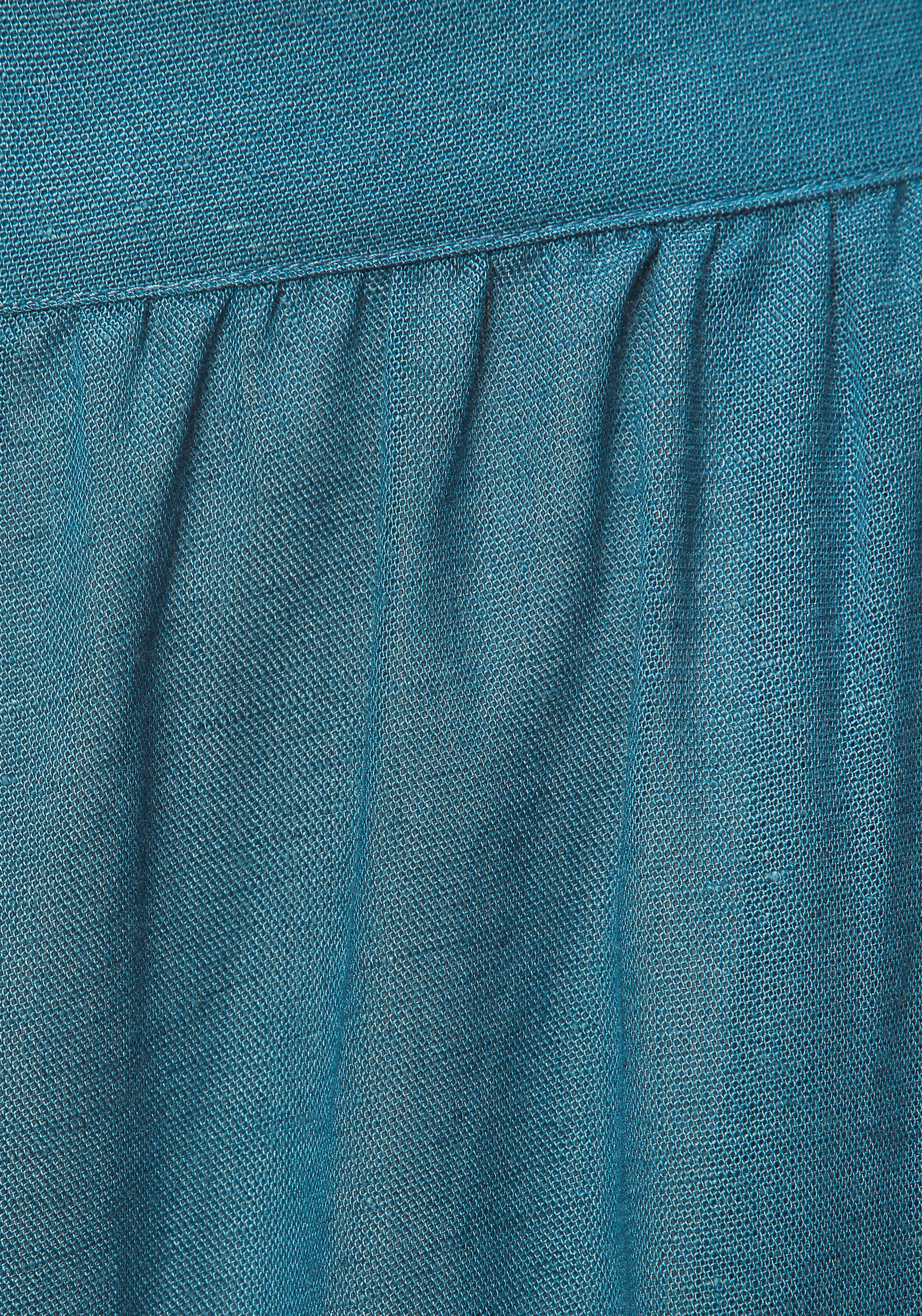 LASCANA Culotte »mit Leinen-Anteil und weitem Bein«  Leinenhose, luftige Sommerhose in 7/8-Länge aus Leinenmix, Culotte