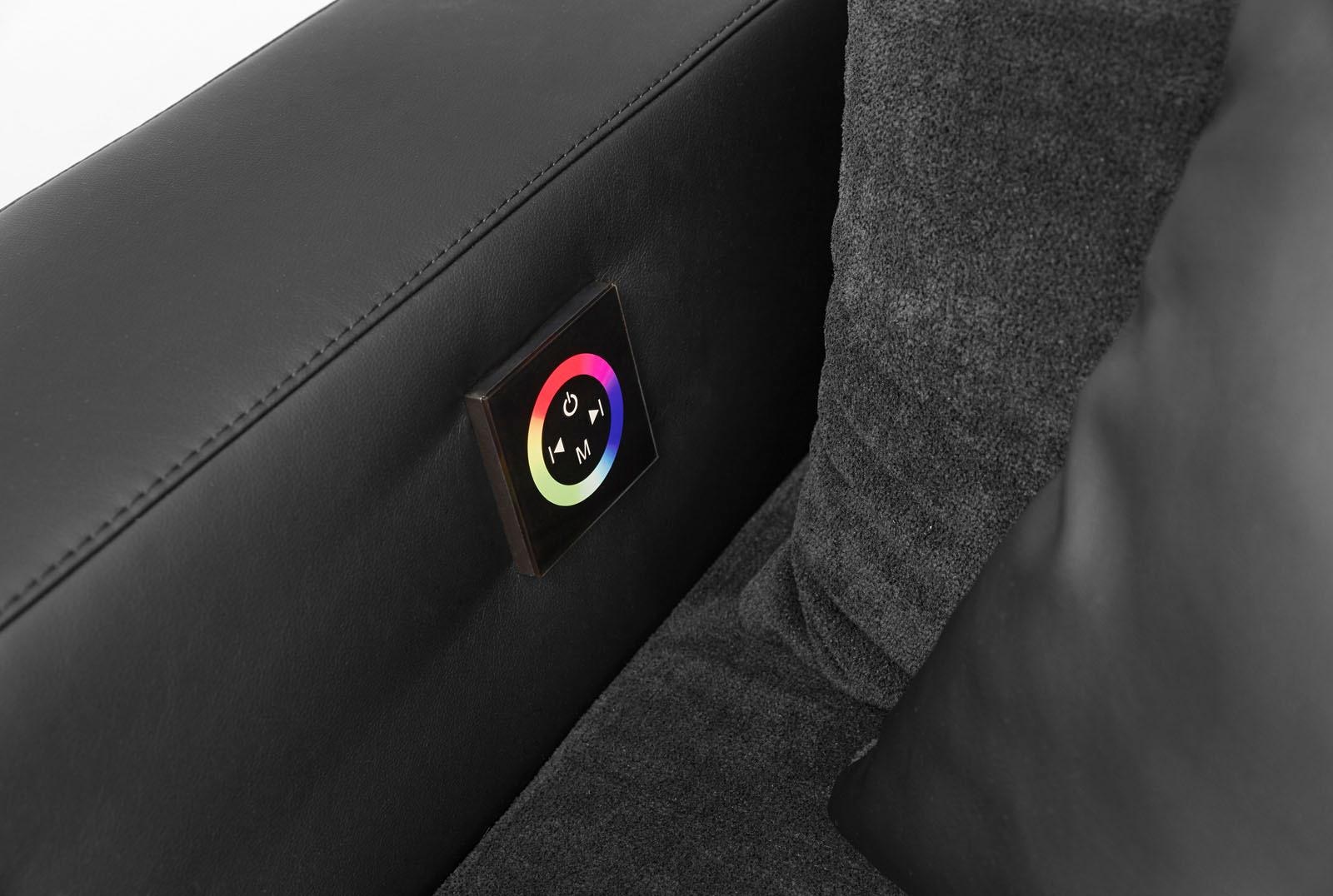 Jockenhöfer Gruppe Ecksofa Laredo, inklusive RGB-LED-Beleuchtung und Bluetooth-Soundsystem