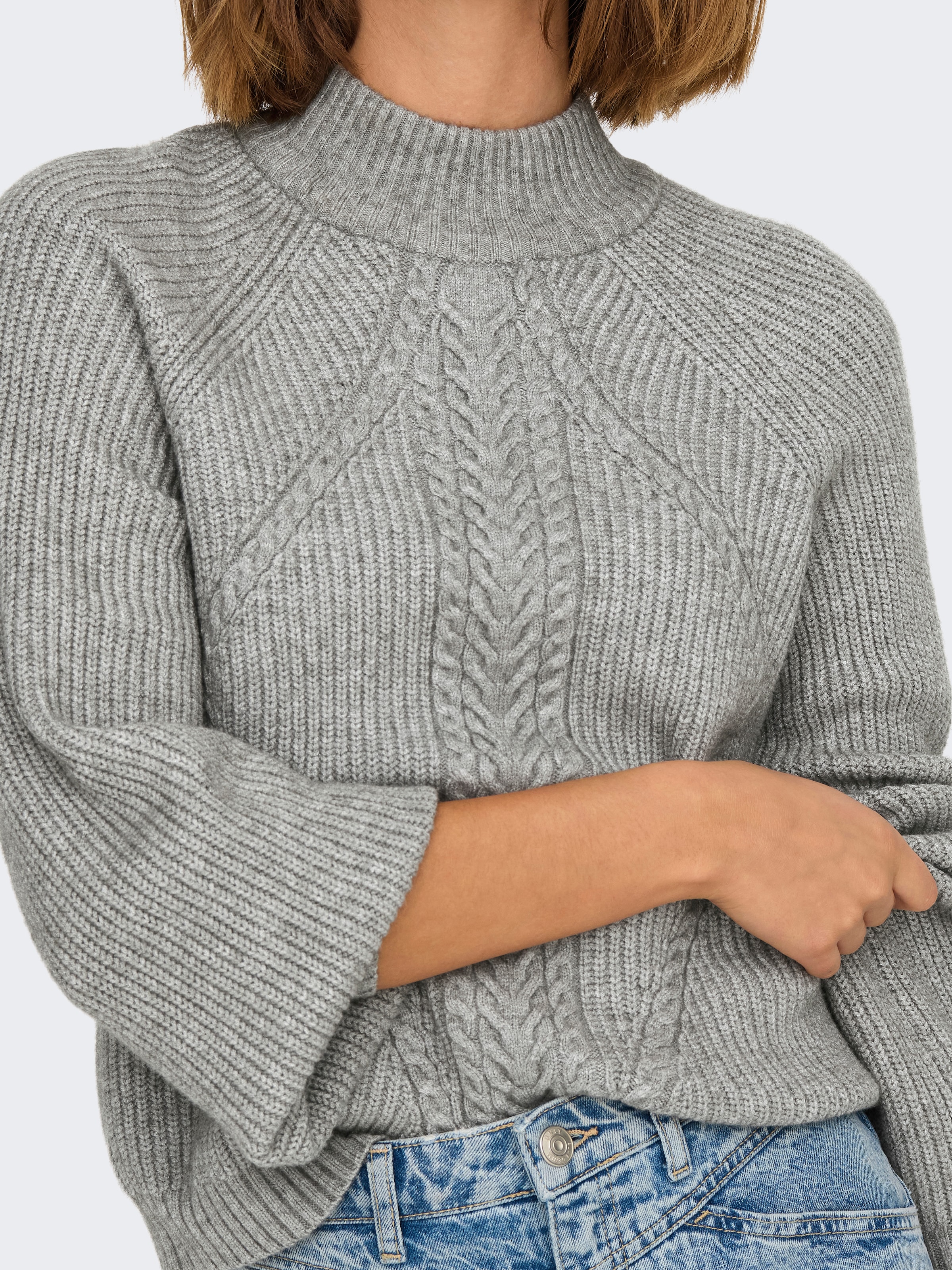 ONLY Stehkragenpullover »ONLKATIA LS DETAIL HIGHNECK CC KNT«