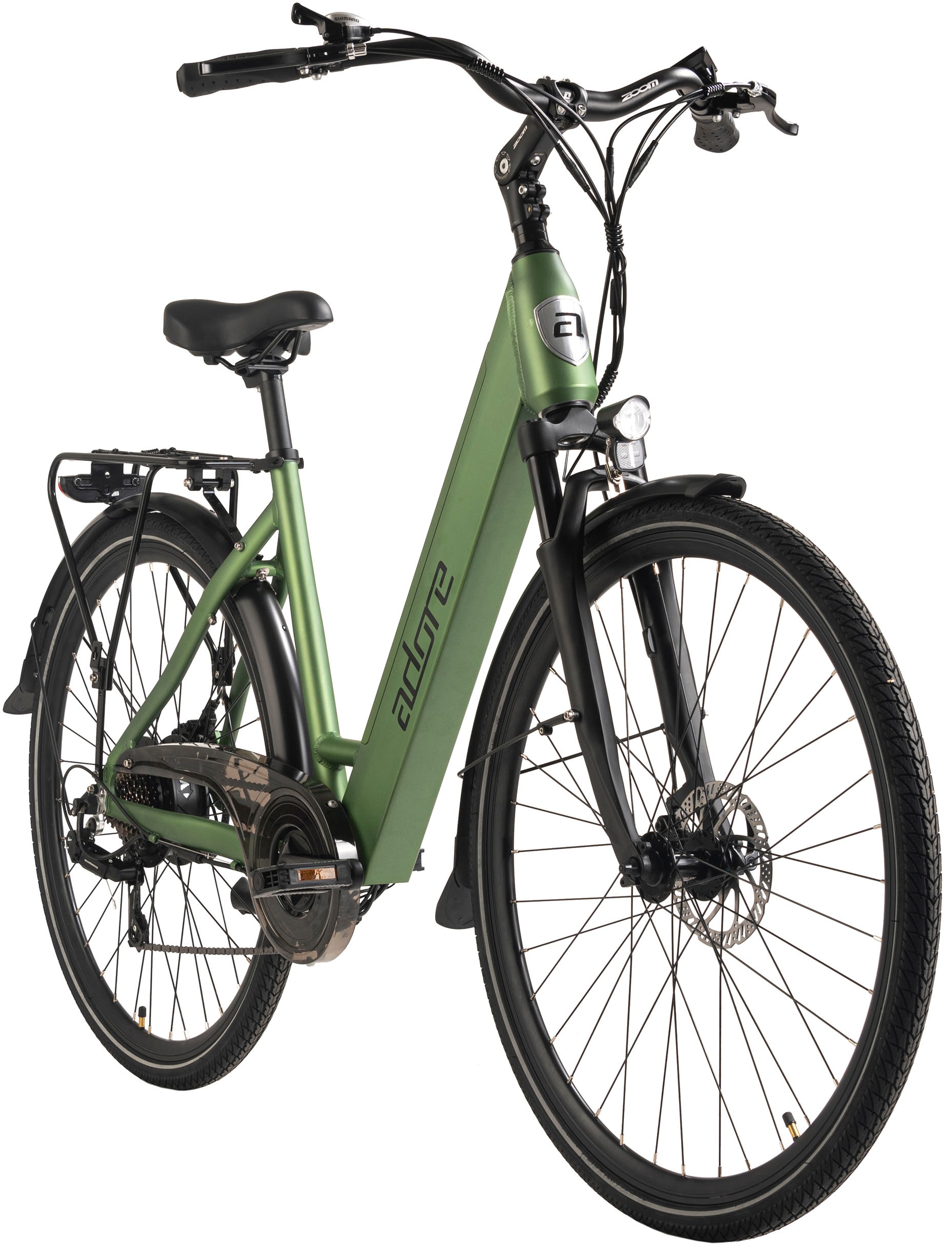 Adore E-Bike »CV-180«, 7 Gang, Shimano, Tourney, Heckmotor 250 W, Pedelec, Elektrofahrrad für Damen u. Herren, Cityrad