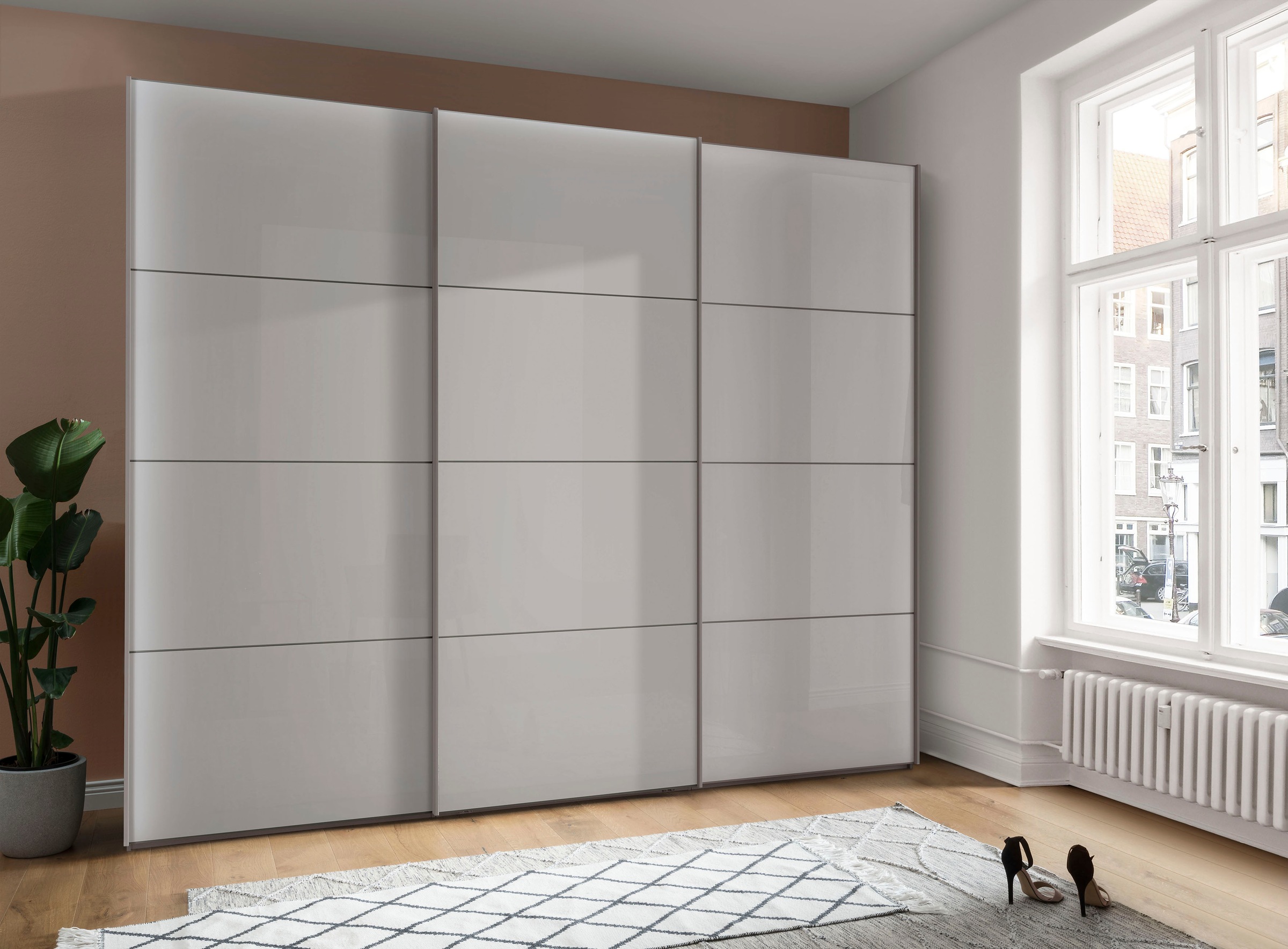 WIEMANN Schwebetürenschrank »Kos«, mit Schattenfuge