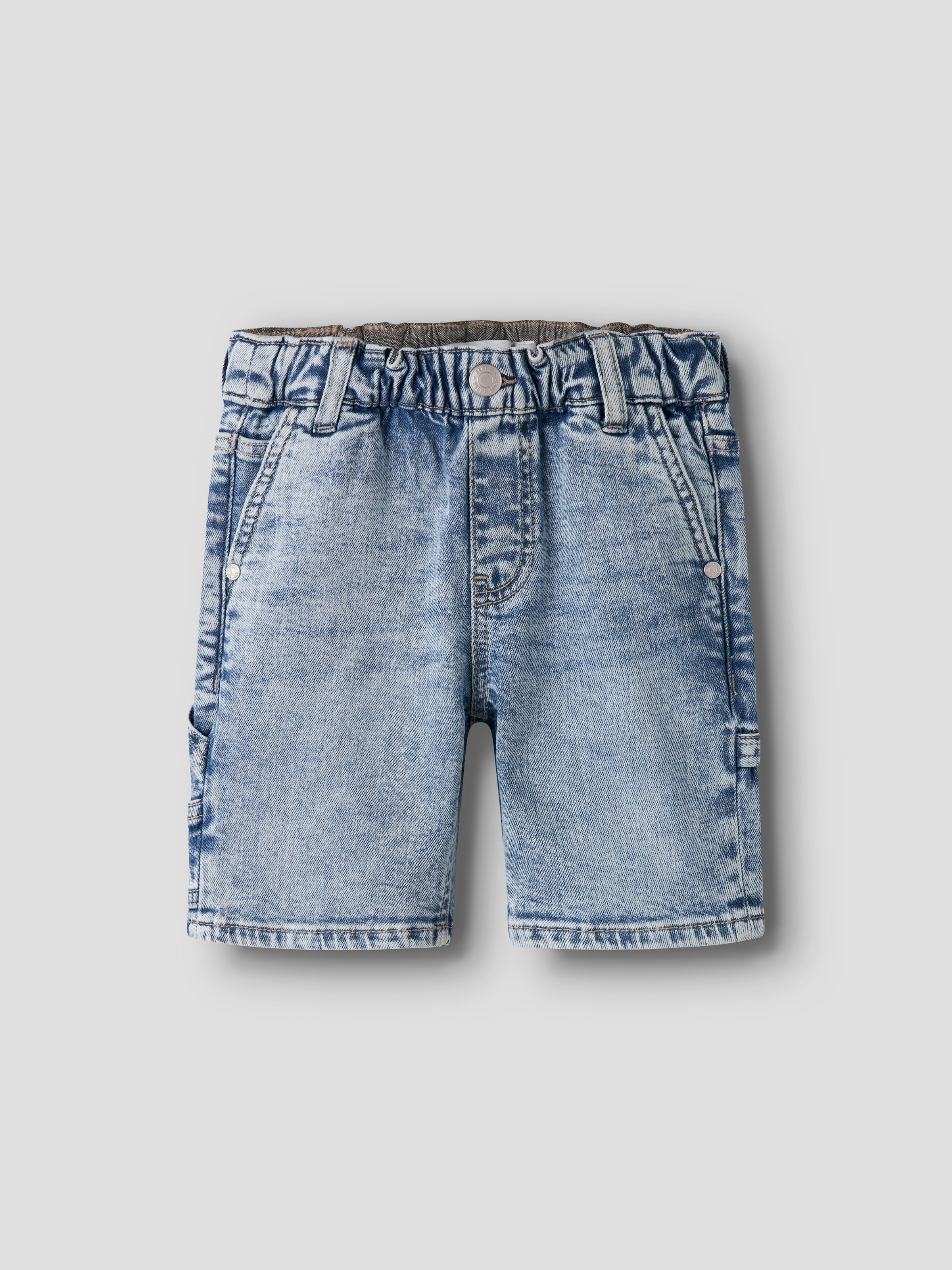 Name It Jeansshorts »NMMBEN LOOSE DNM BERMUDA 8620-BC NOOS« Baumwollmischung, Denim, Used Look