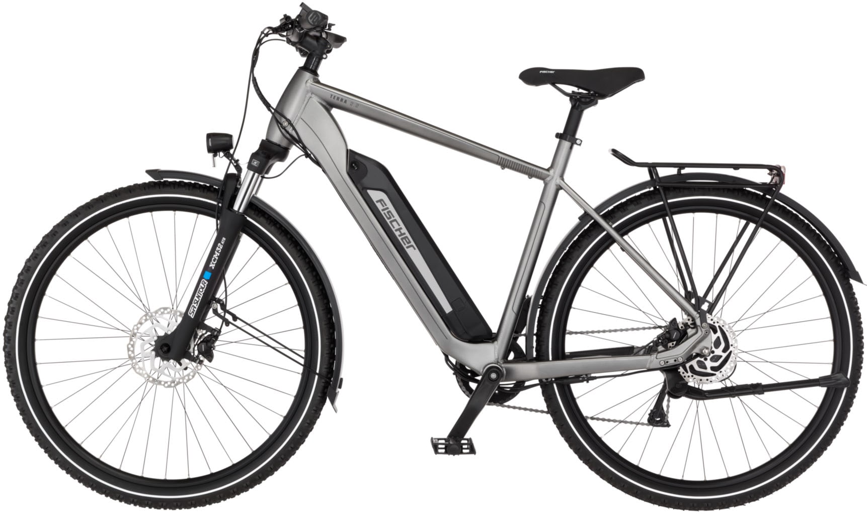 FISCHER Fahrrad »TERRA 2.2 688 55 ACTIVE« 8 Gang Shimano ACERA Schaltwerk Heckmotor mit Akku-Ladegerät | mit Werkzeug,  Pedelec, Elektrofahrrad für Damen und Herren
