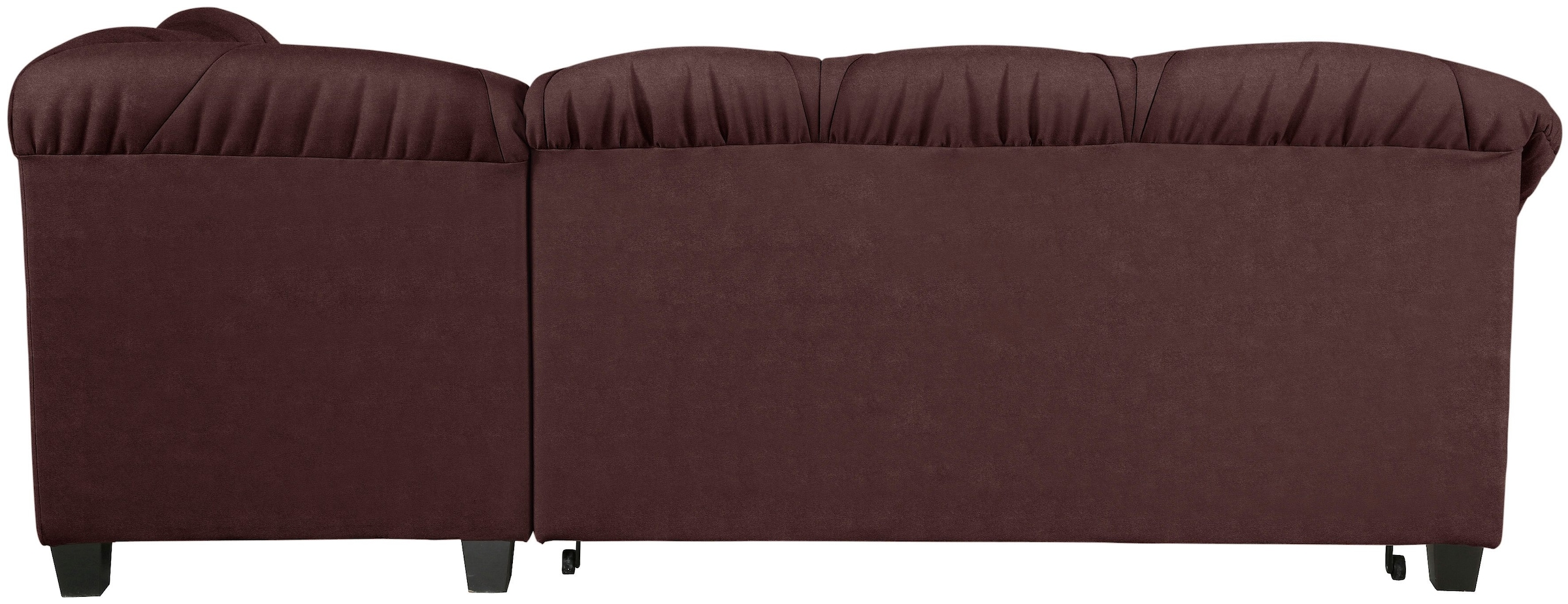 Home affaire Ecksofa »Camelita, Landhaus Sofa, 2 Varianten: Recamiere- oder Ottomane, L-Form«, wahlweise mit Bettfunktion