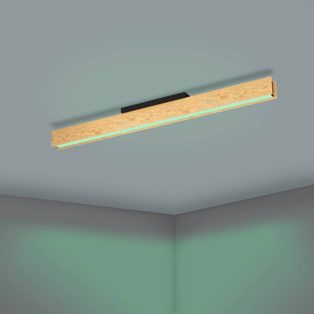 EGLO Deckenleuchte »ANCHORENA-Z« LED-Modul 1 Stk. Farbwechsler App und Sprachsteuerung Alexa, RGB, FSC100HB, dimmbar, Deckenlampe