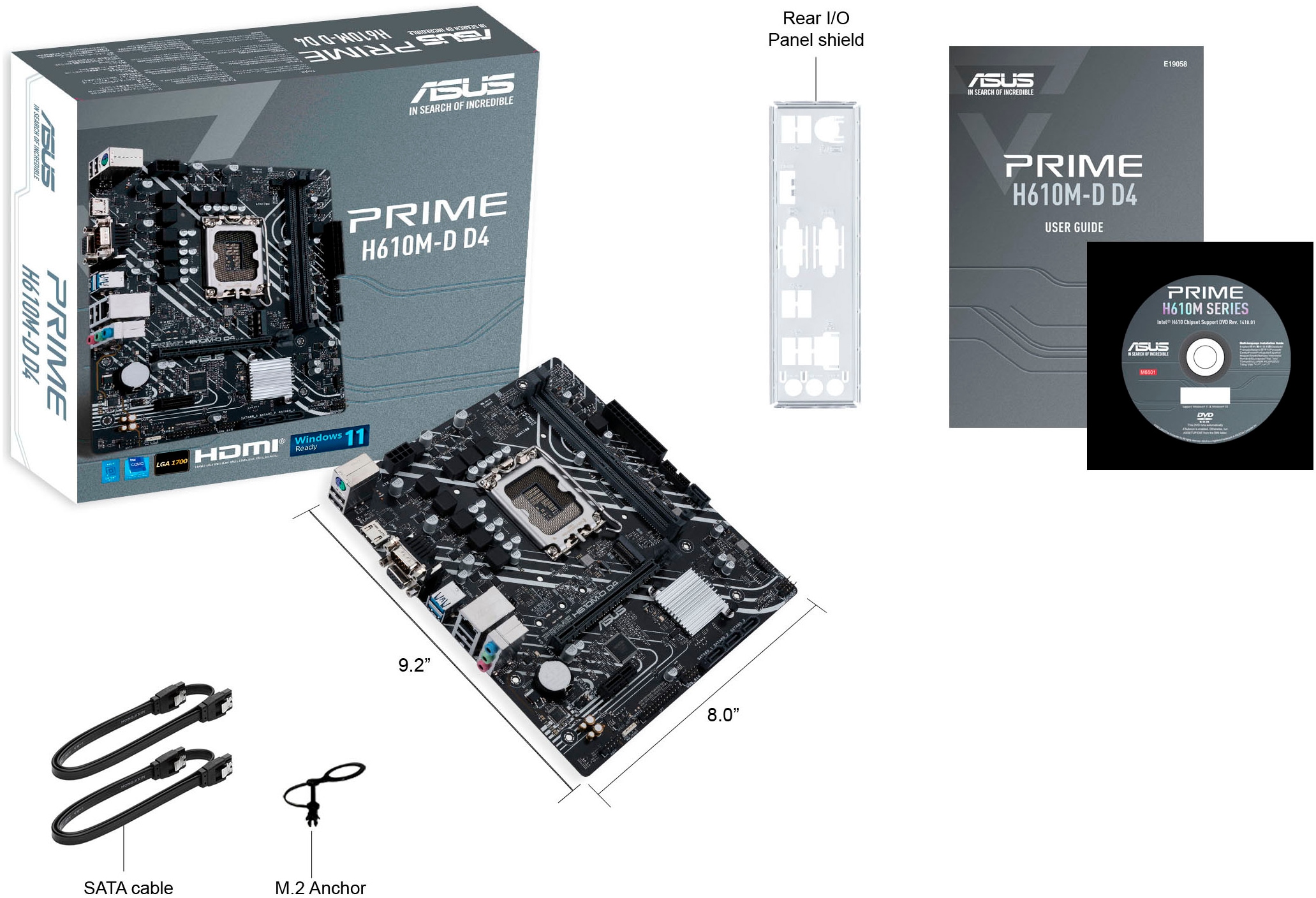 Asus Mainboard »PRIME H610M-D D4«