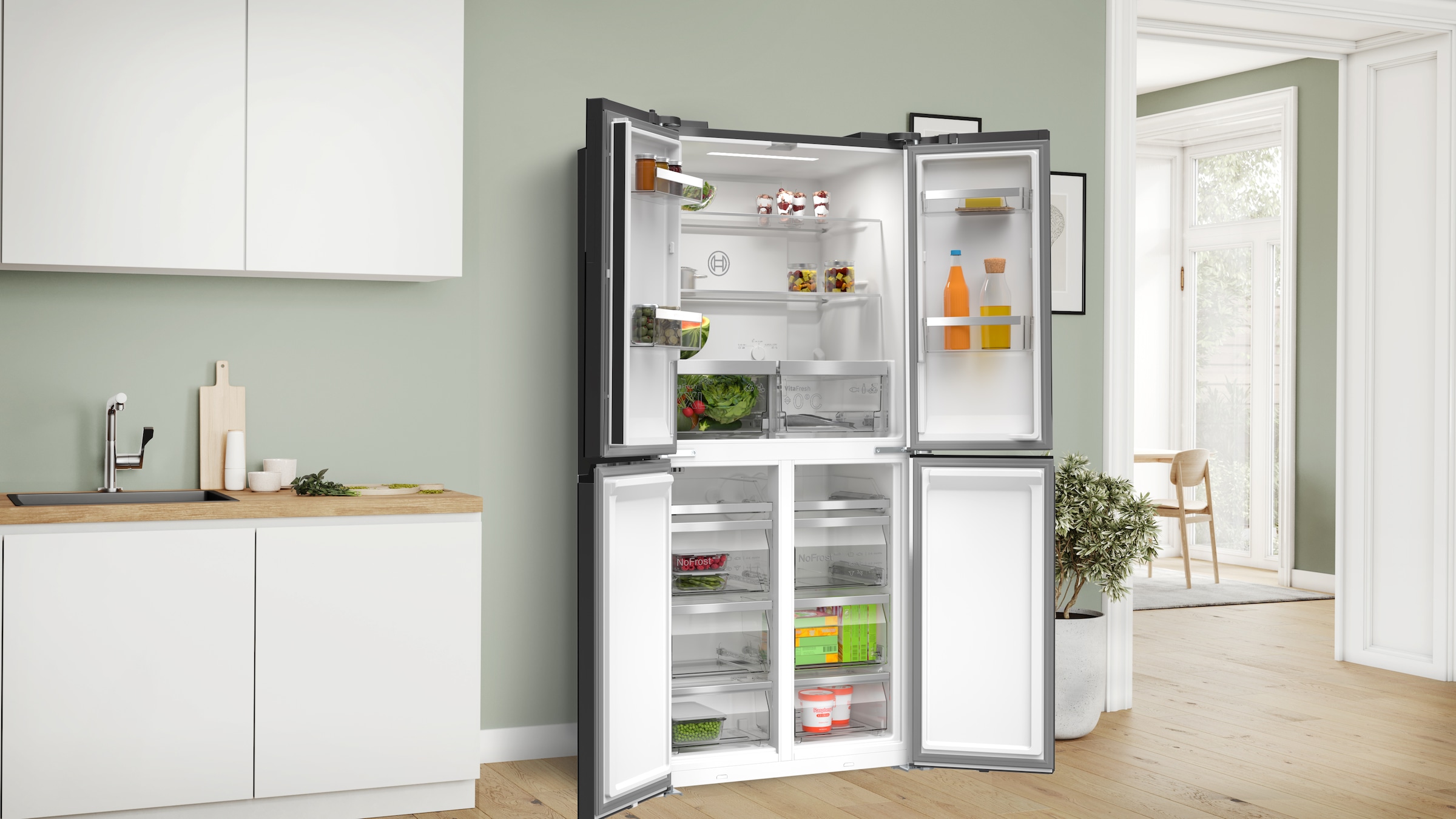 BOSCH Multi Door Serie 4 »KMC85LBEA« 189,5 cm hoch 85,5 cm breit