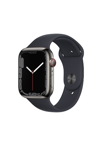 Apple Smartwatch »Series 7 GPS + Cellular, Edelstahl-Gehäuse, 45 mm mit Sportarmband«,... kaufen