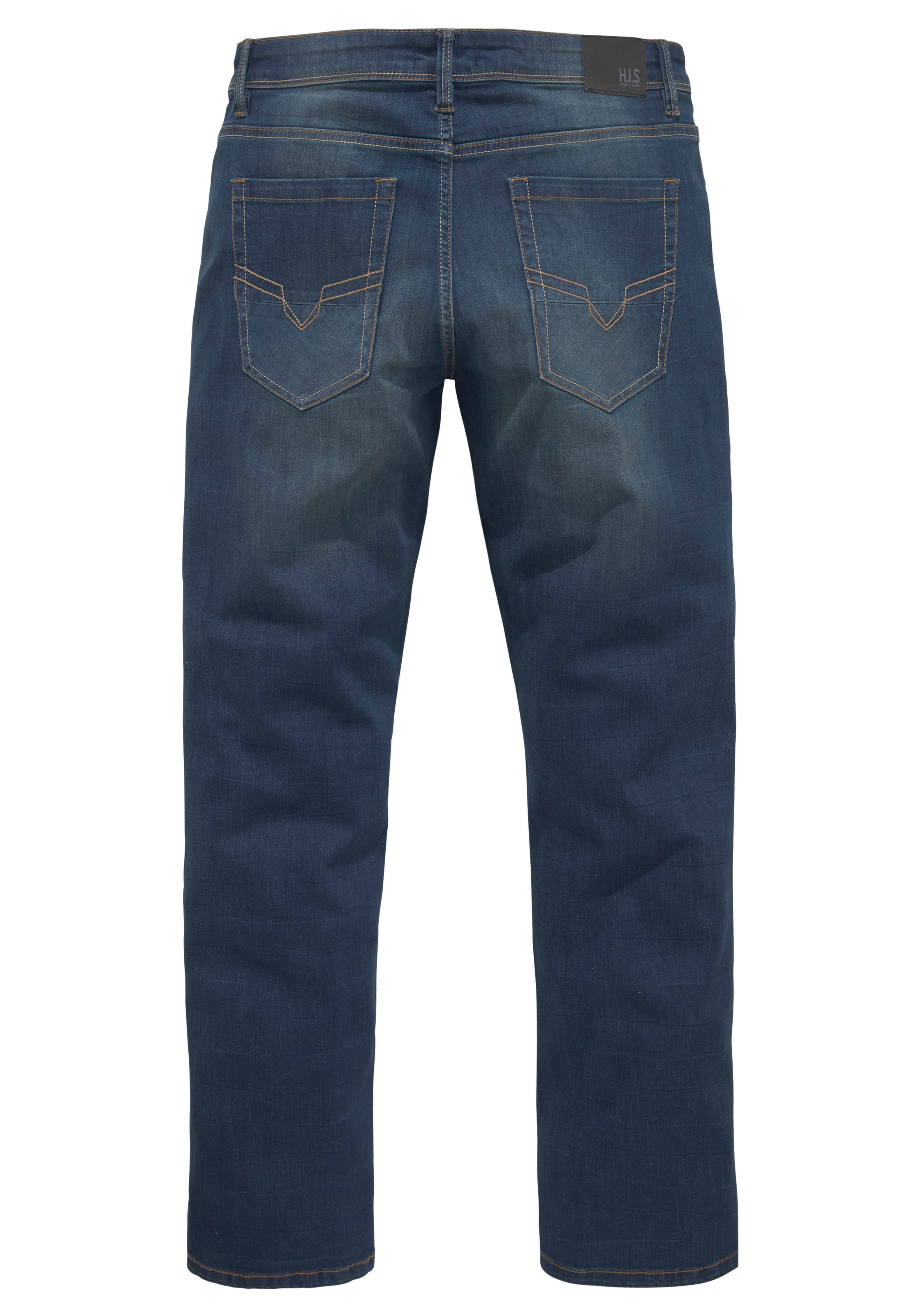 H.I.S Comfort-fit-Jeans »ANTIN«, bequeme Passform, gerades Bein, mit Used-Waschung