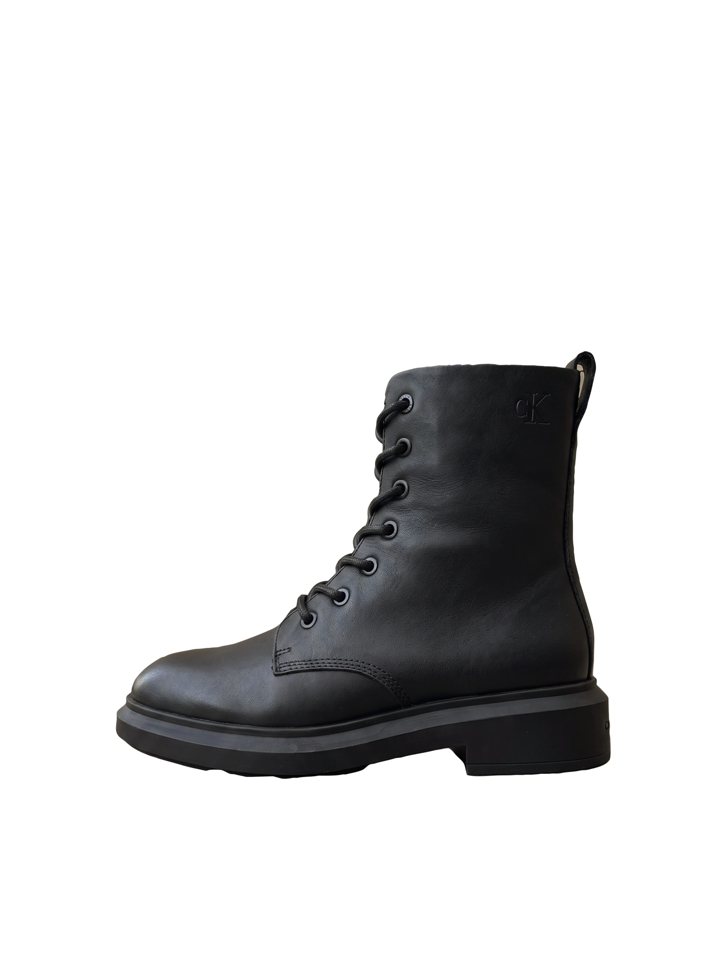 Calvin Klein Schnürstiefelette »SPORTY BOOT LACE UP LTH«  Schnürboots, Blockabsatz, mit Anziehlasche