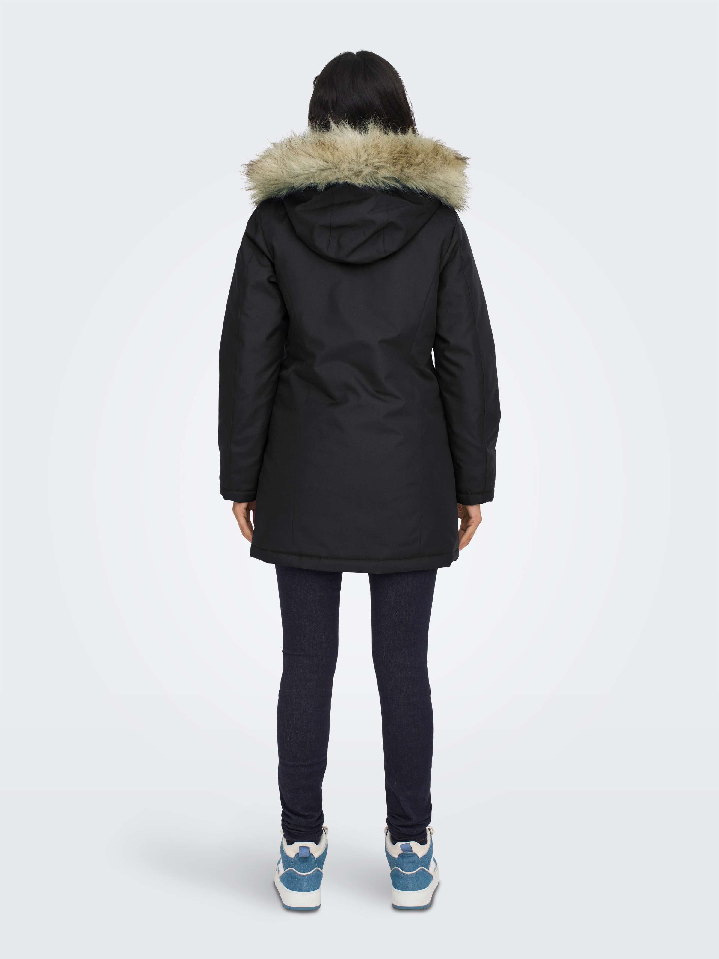 ONLY Parka »ONLNEWKATY PARKA LIFE OTW CC« mit Kapuze Kunstfaser,
