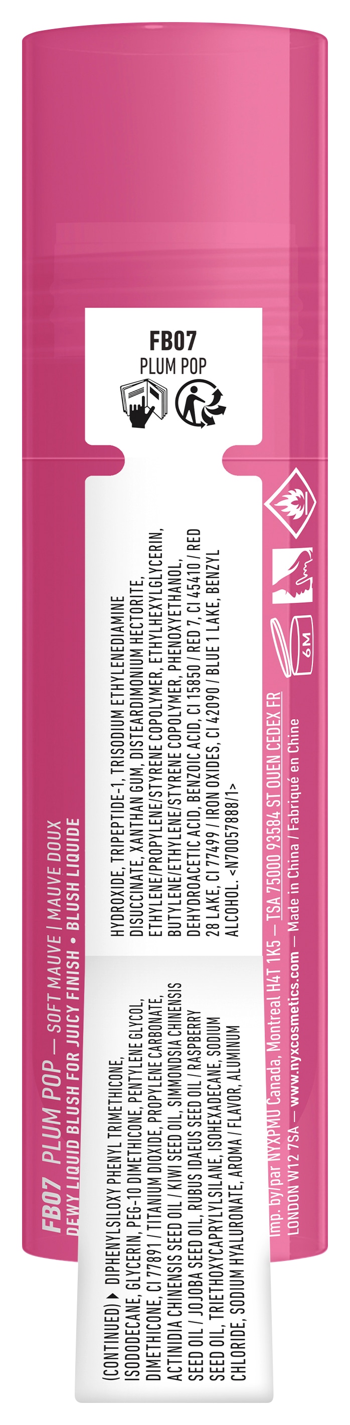 NYX Rouge »NYX Professional Makeup Fat Cheeks Blush«