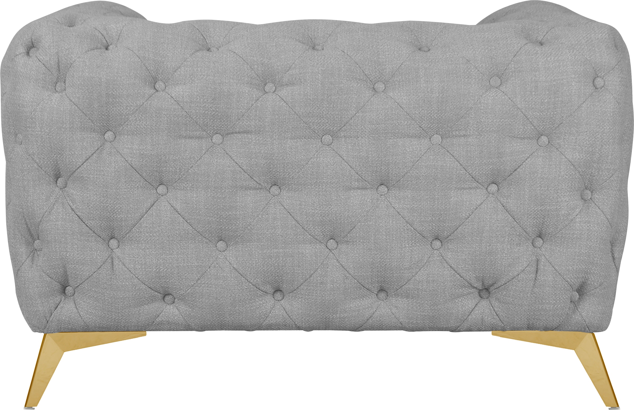 Leonique Chesterfield-Sessel »Glynis Sessel«, aufwändige Knopfheftung, moderne Chesterfield Optik, Fußfarbe wählbar
