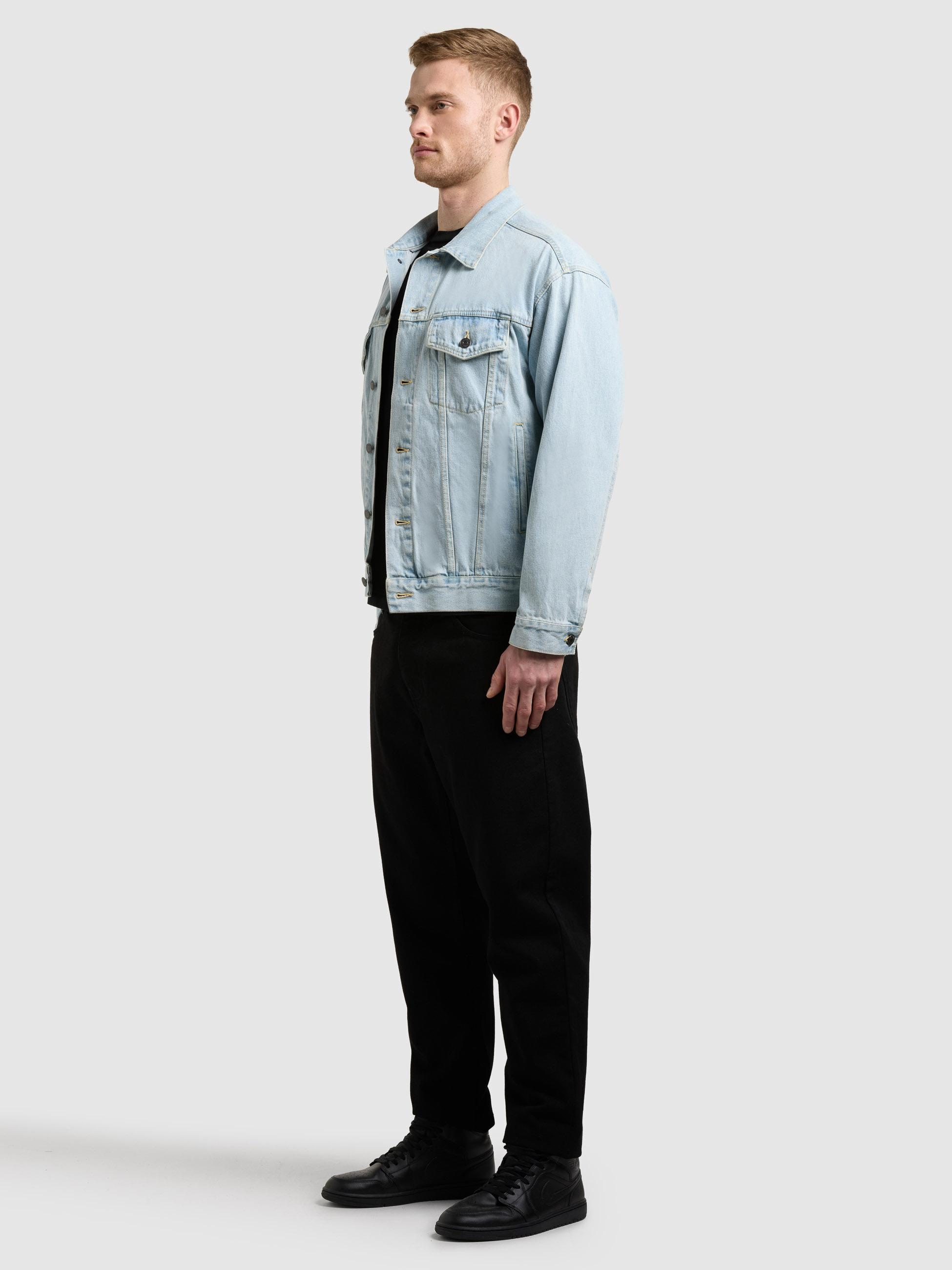 khujo Jeansjacke »Jeansjacke Jokin« mit Kapuze Herren Denim-Jacke mit Sweat-Kapuze