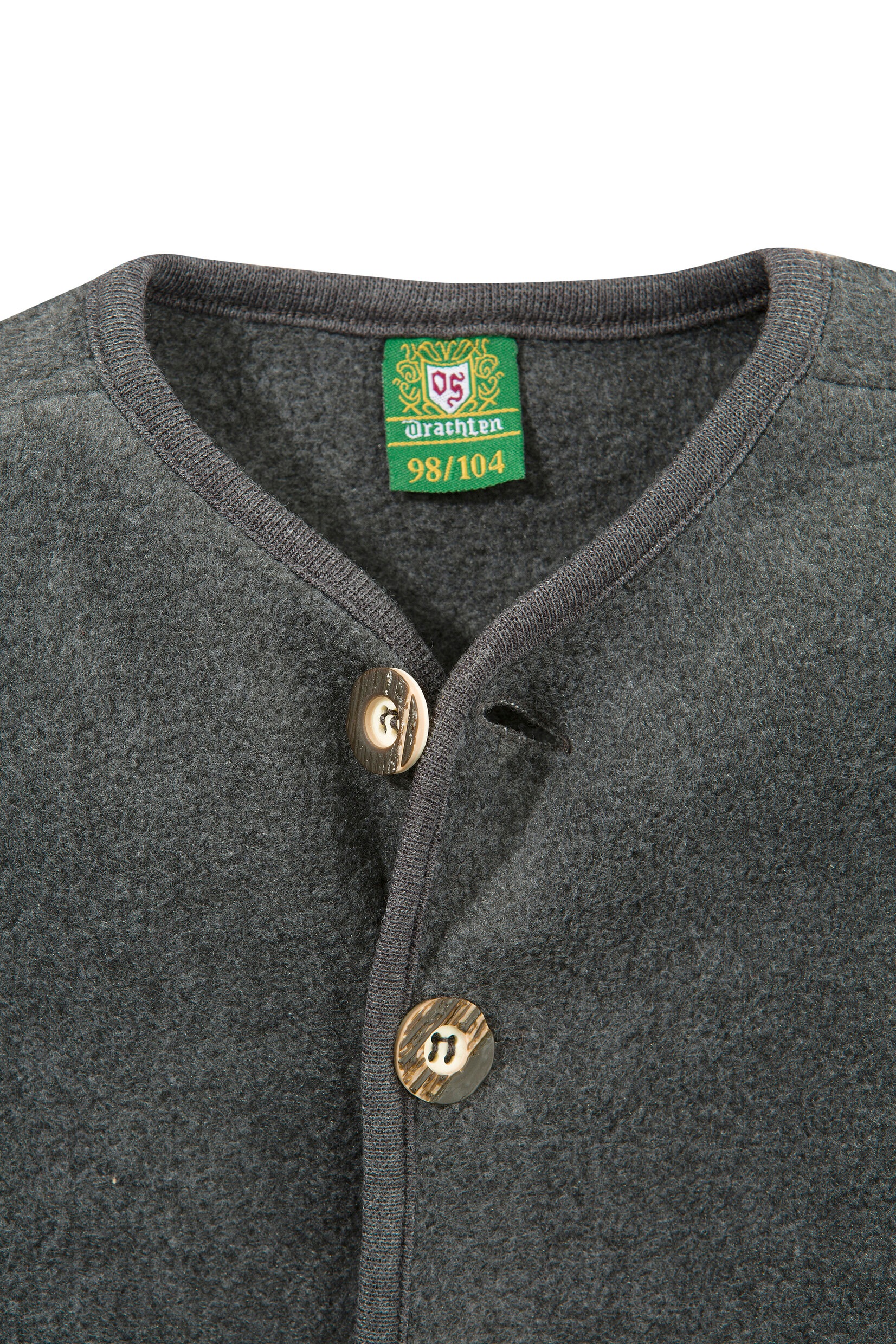 OS-Trachten Trachtenstrickjacke Kinder in weicher Fleecequalität FN9586