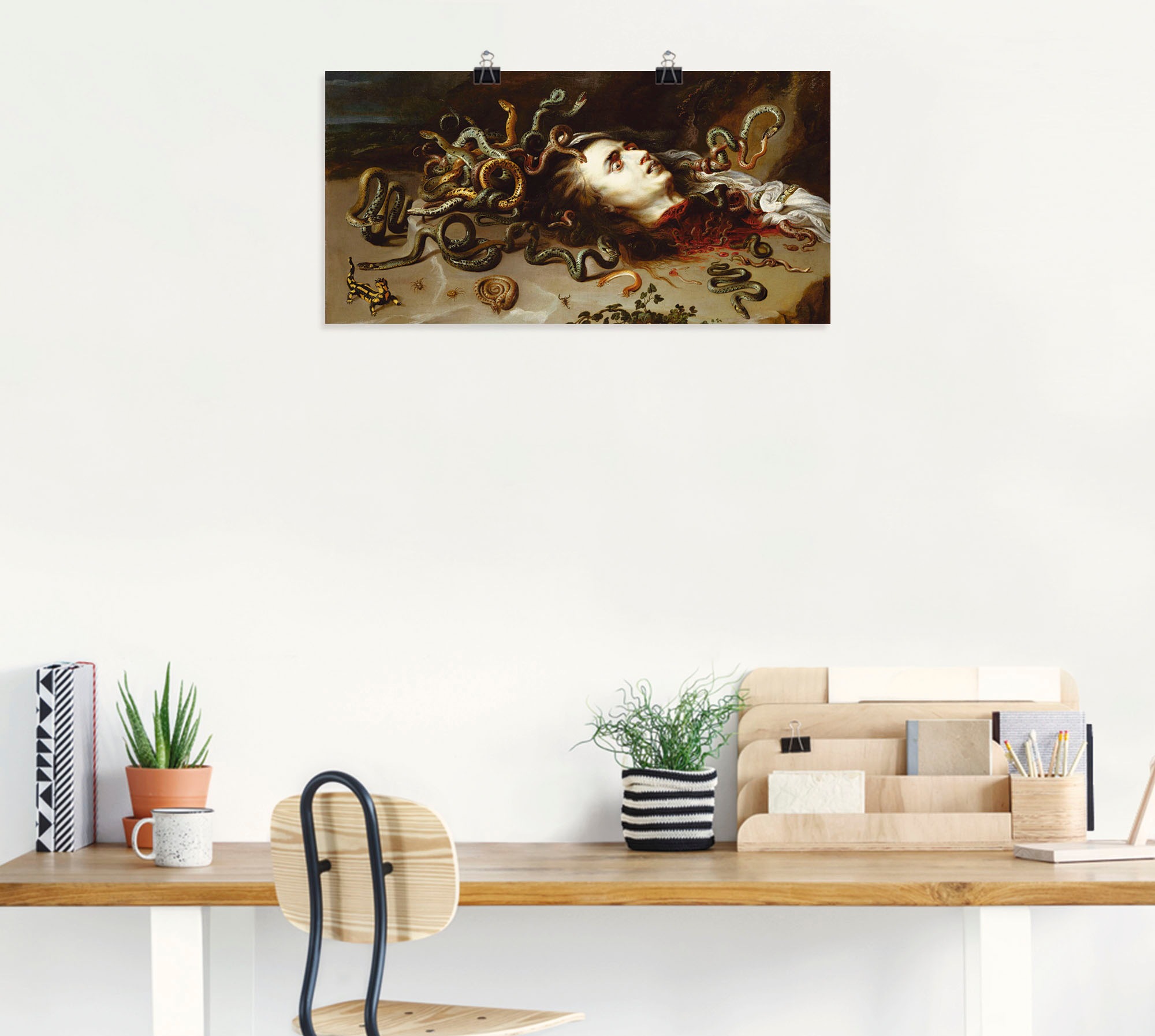 Artland Wandbild »Das Haupt der Medusa« klassische Fantasie 1 Stk. tlg. als Leinwandbild, Poster in verschied. Größen