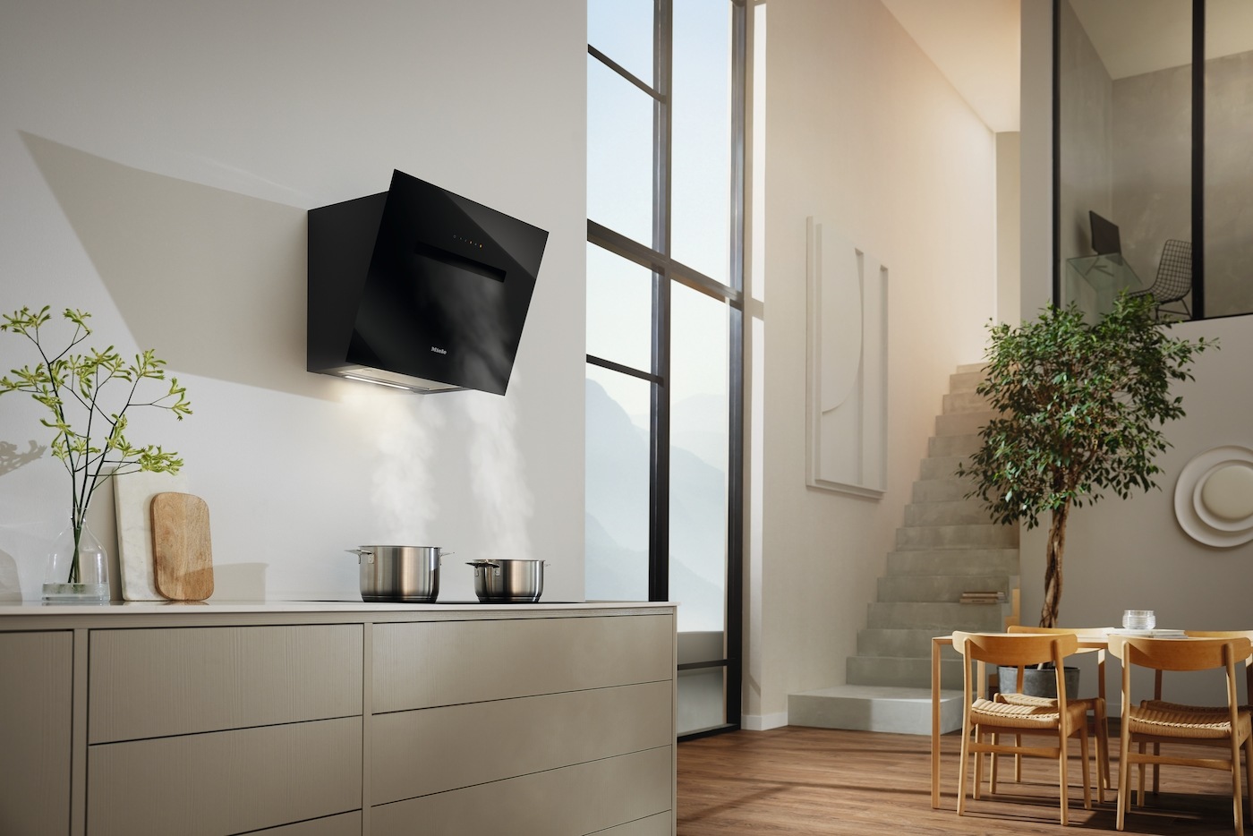 Miele Wandhaube »DAH 1650 Active Obsidianschwarz«