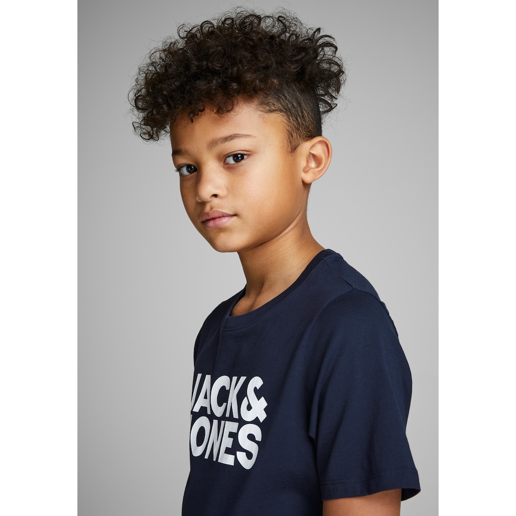 Jack & Jones Junior Rundhalsshirt »JJECORP LOGO TEE SS O-NECK NOOS JNR«