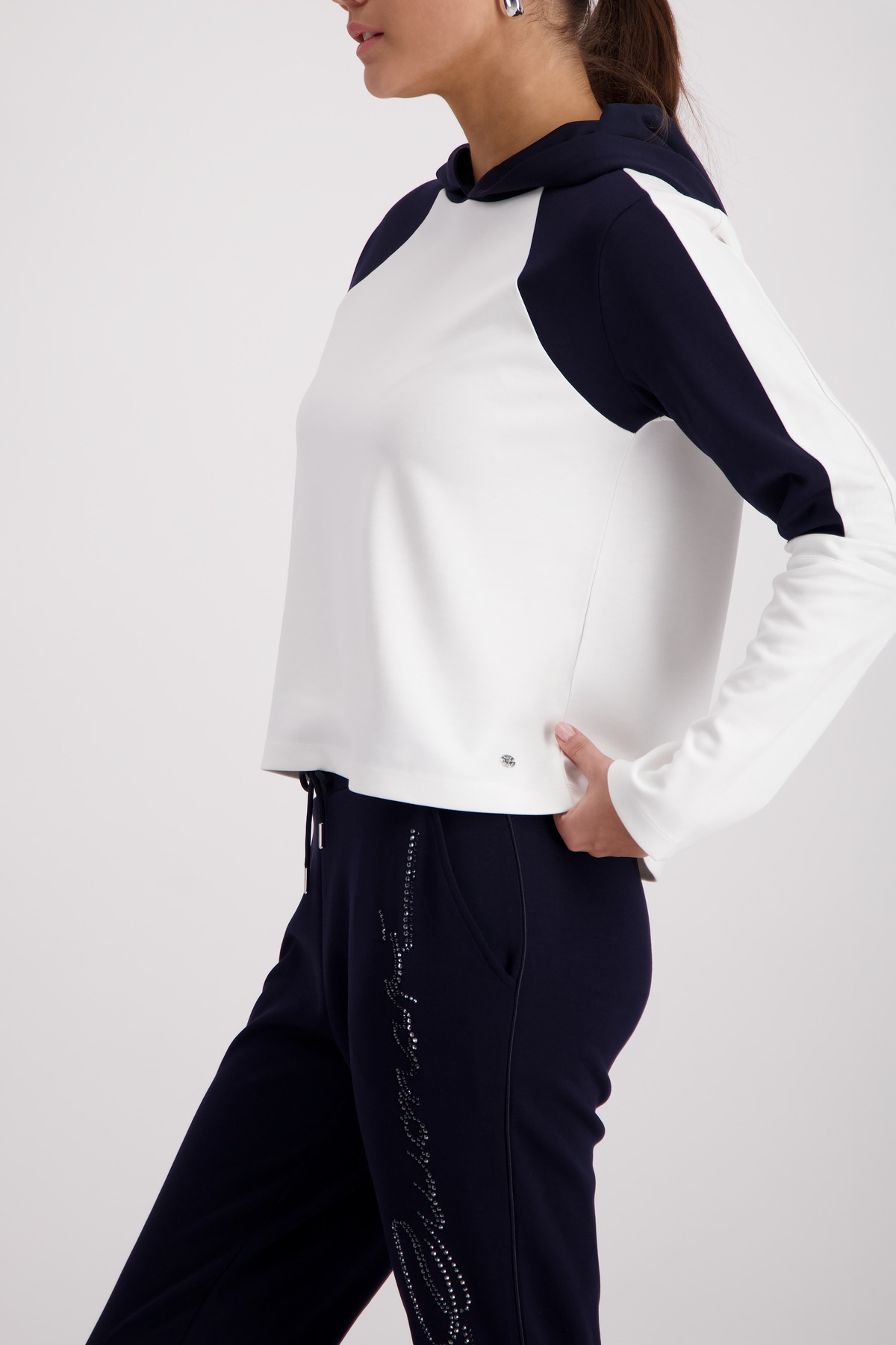 Monari Kapuzensweatshirt , Colorblock Design, Regular Fit
